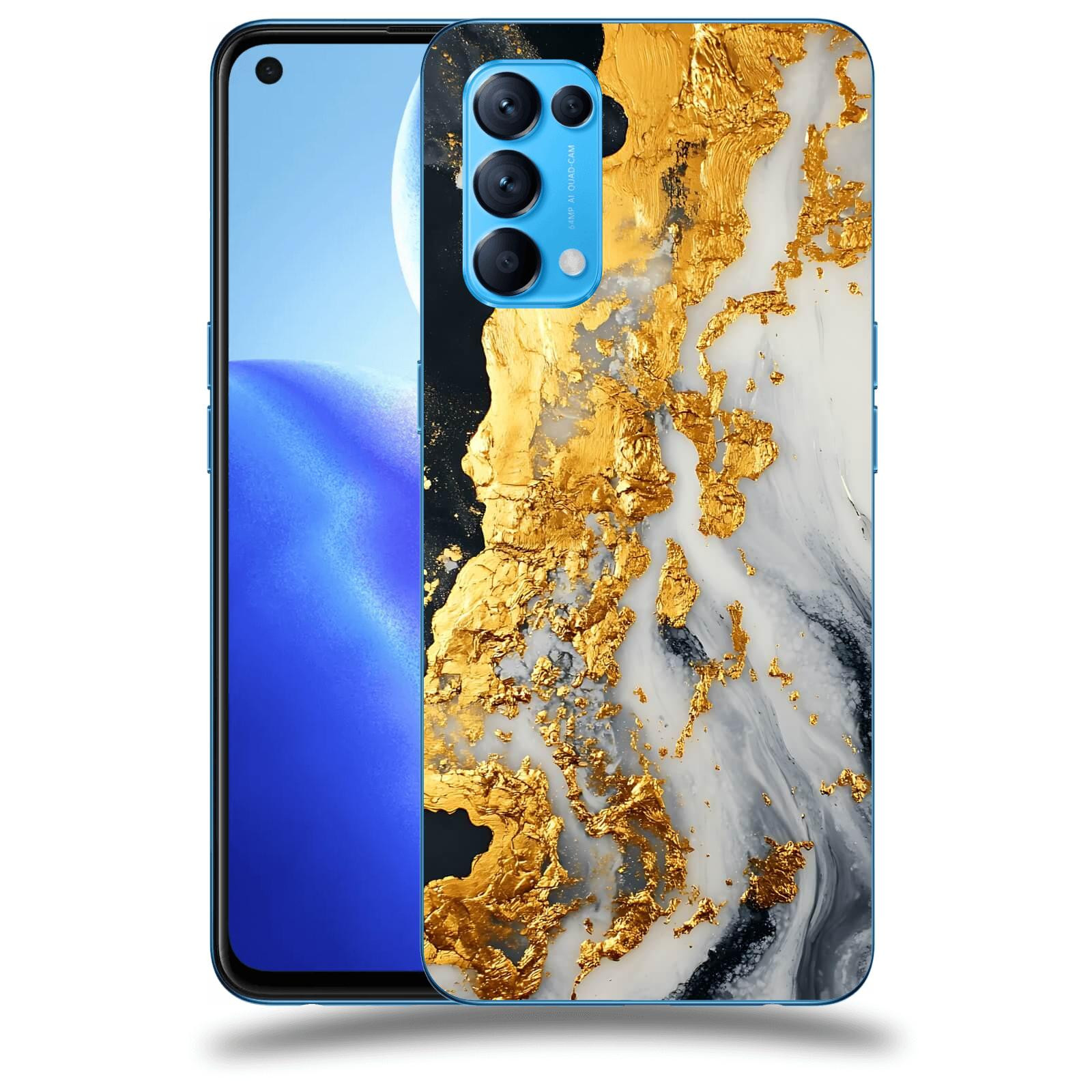 ACOVER Kryt na mobil OPPO Reno 5 5G - Marble II