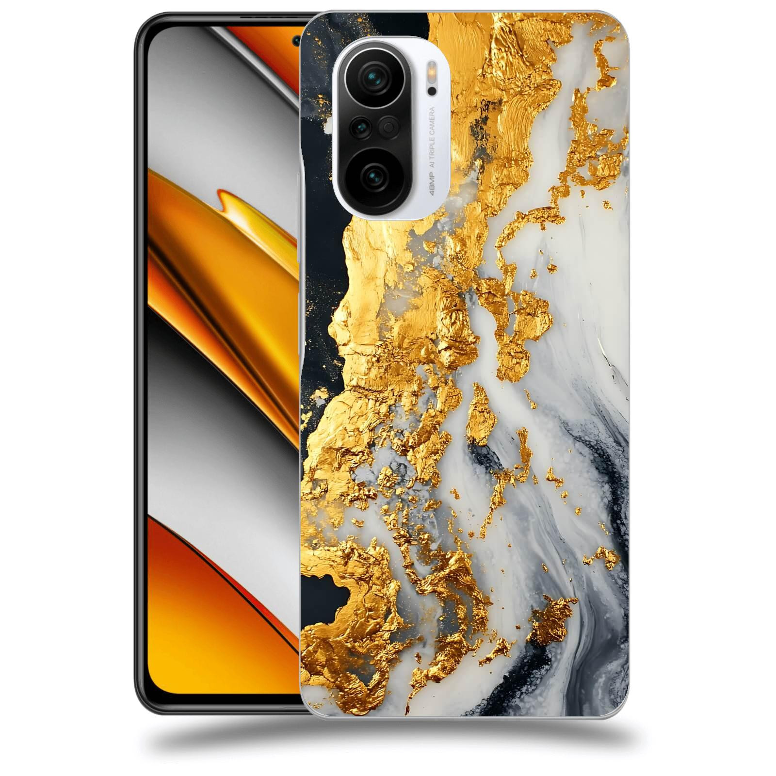 ACOVER Kryt na mobil Xiaomi Poco F3 - Marble II