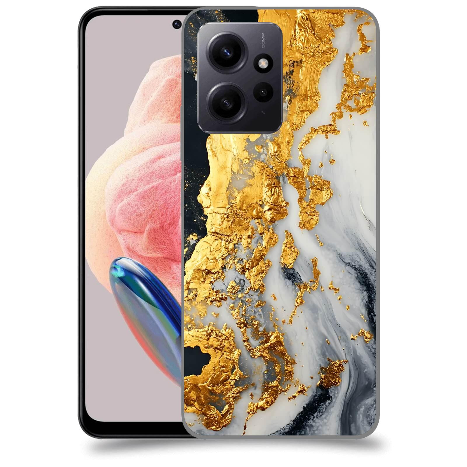 ACOVER Kryt na mobil Xiaomi Redmi Note 12 4G - Marble II