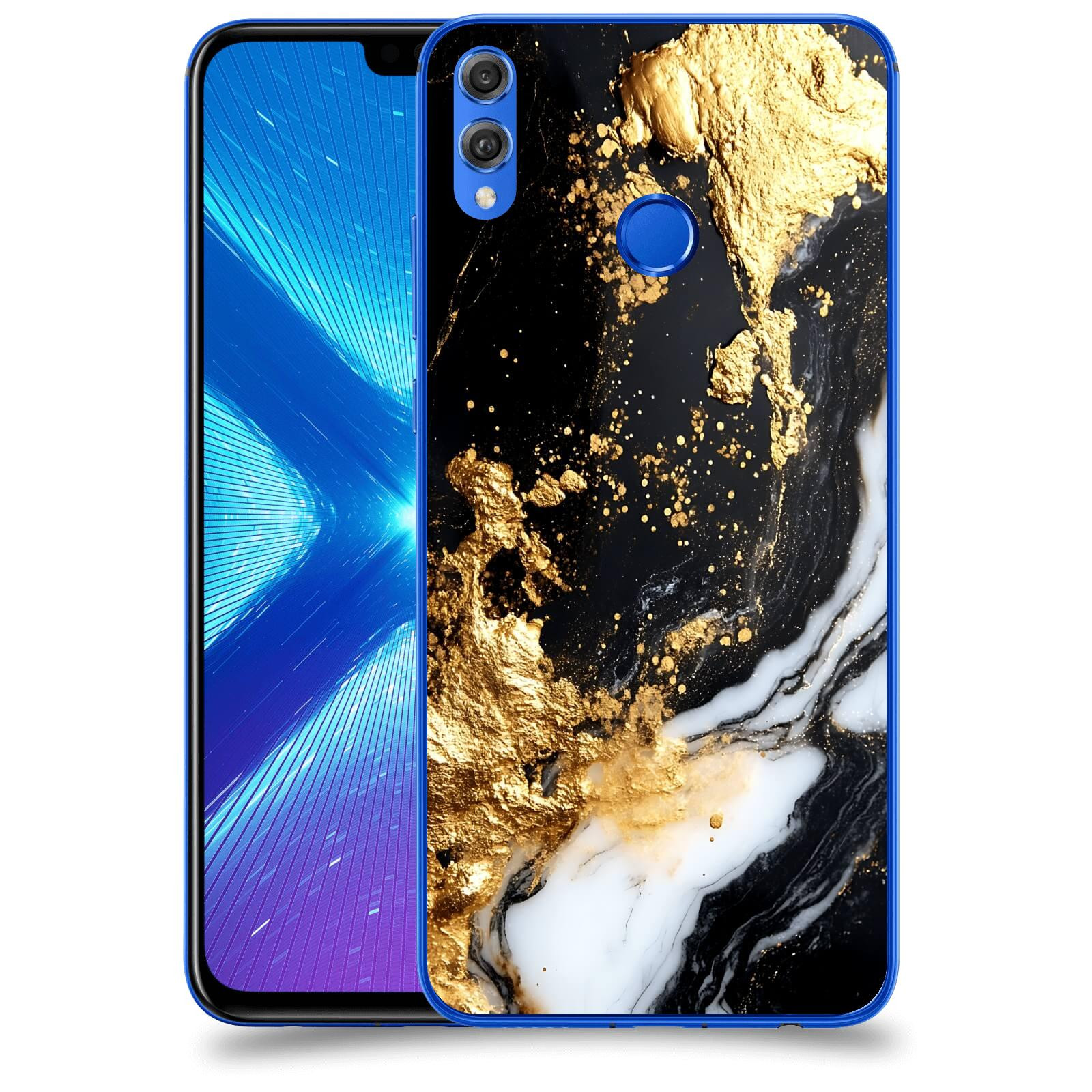 ACOVER Kryt na mobil Honor 8X - Marble III