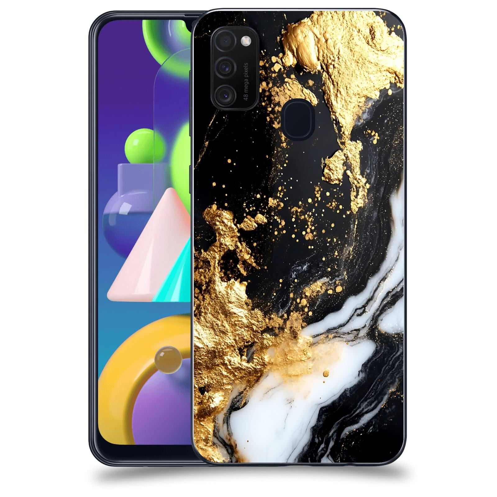 ACOVER Kryt na mobil Samsung Galaxy M21 M215F - Marble III