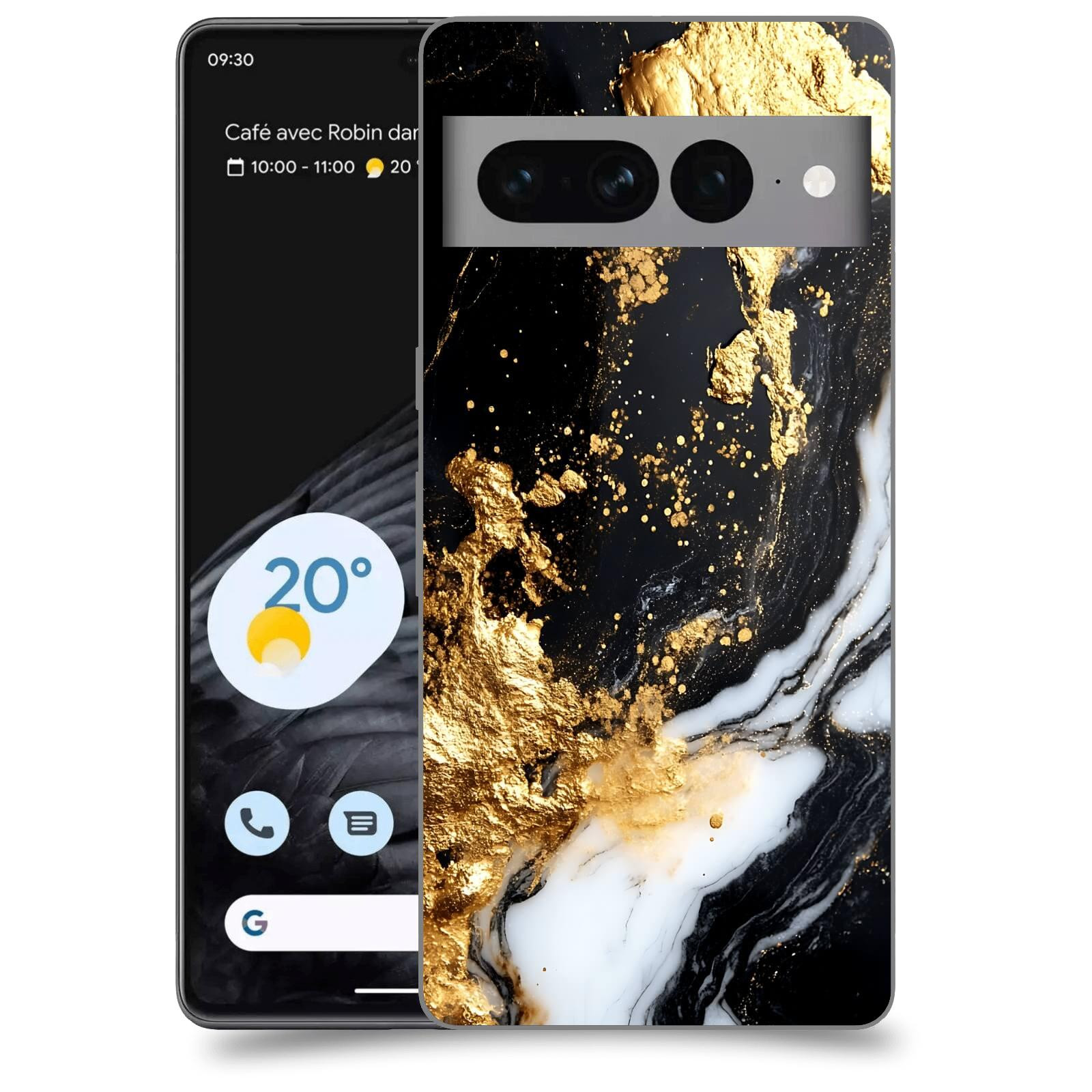 ACOVER Kryt na mobil Google pixel 7 pro - Marble III