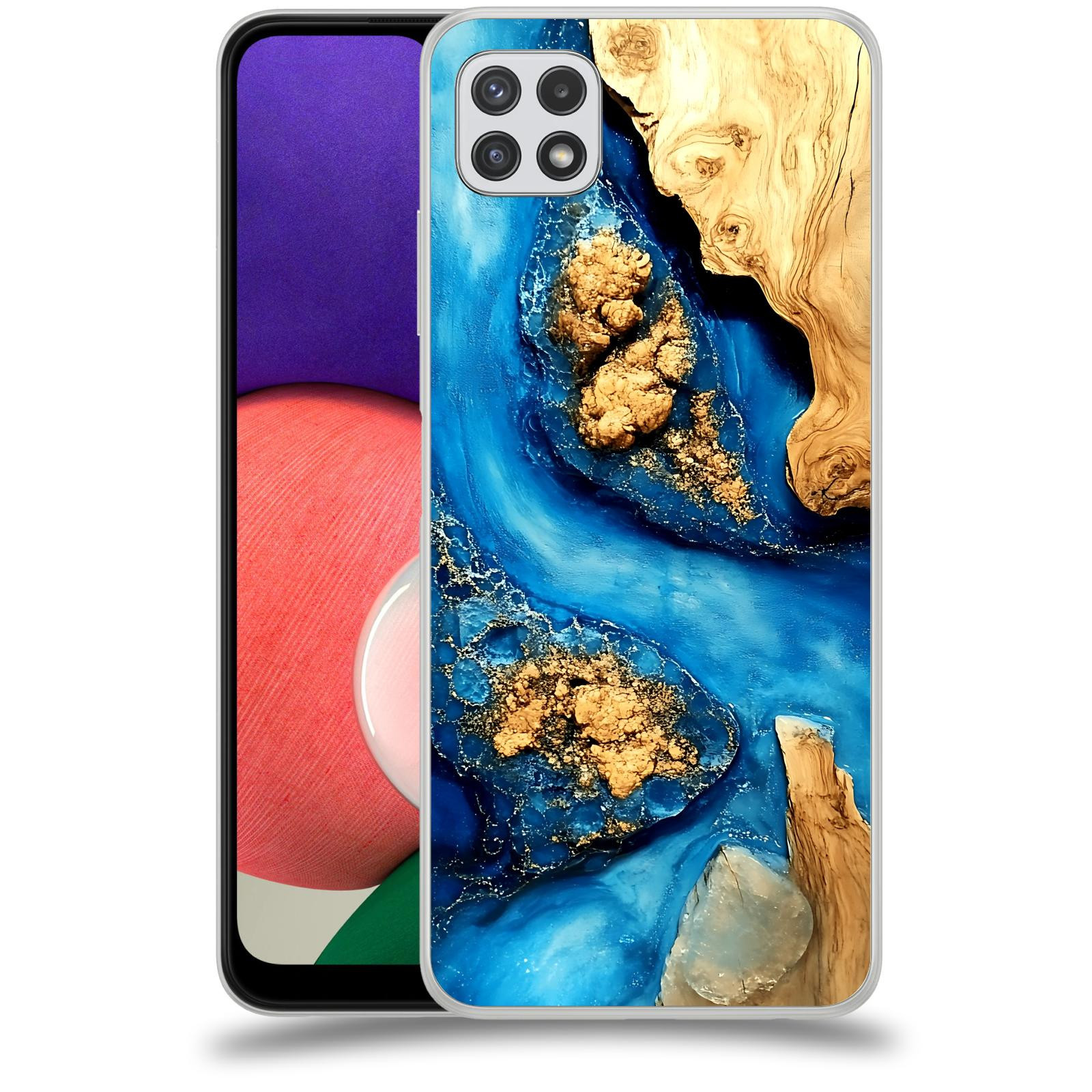 ACOVER Kryt na mobil Samsung Galaxy A22 A225F - Deep Marine II