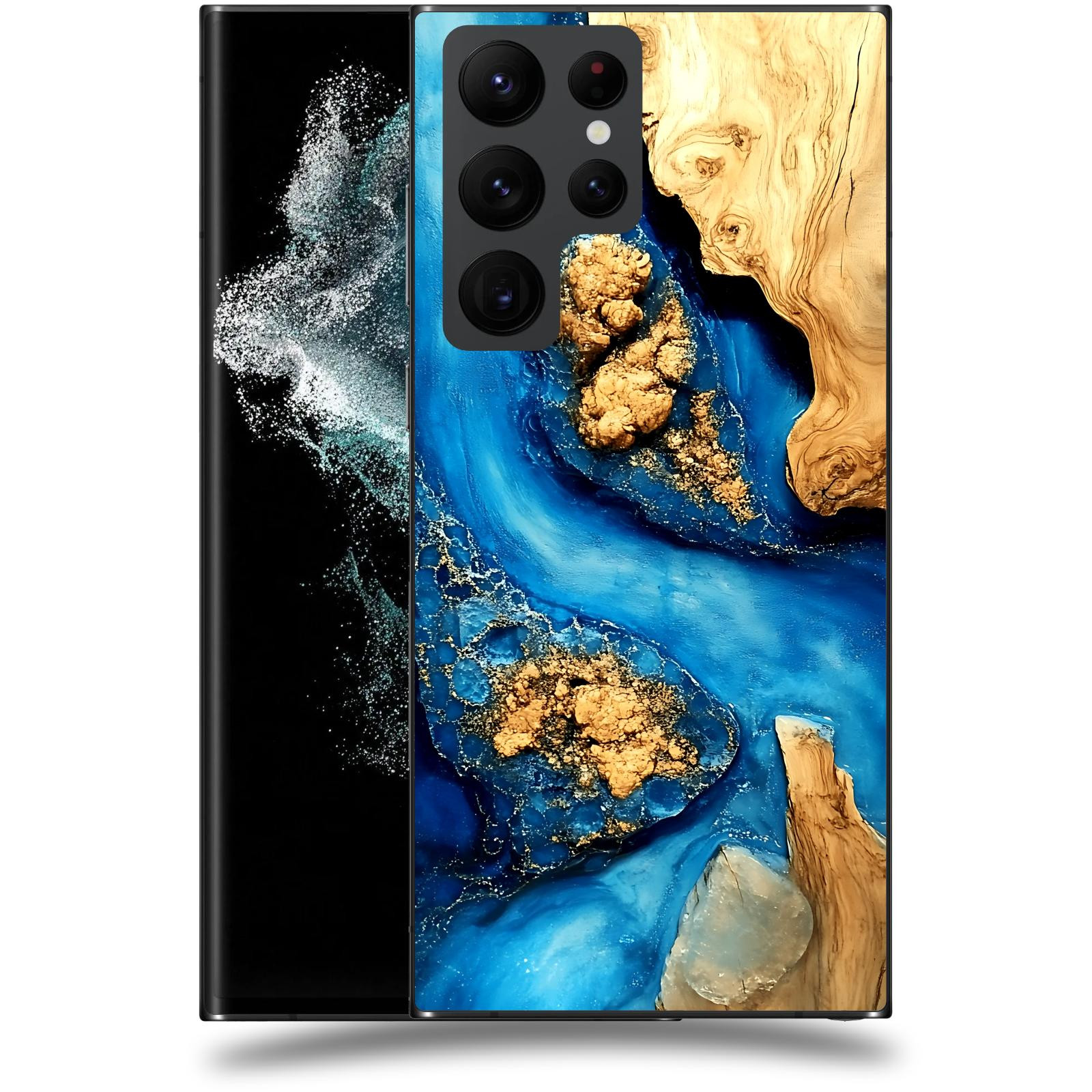 ACOVER Kryt na mobil Samsung Galaxy S22 Ultra 5G - Deep Marine II