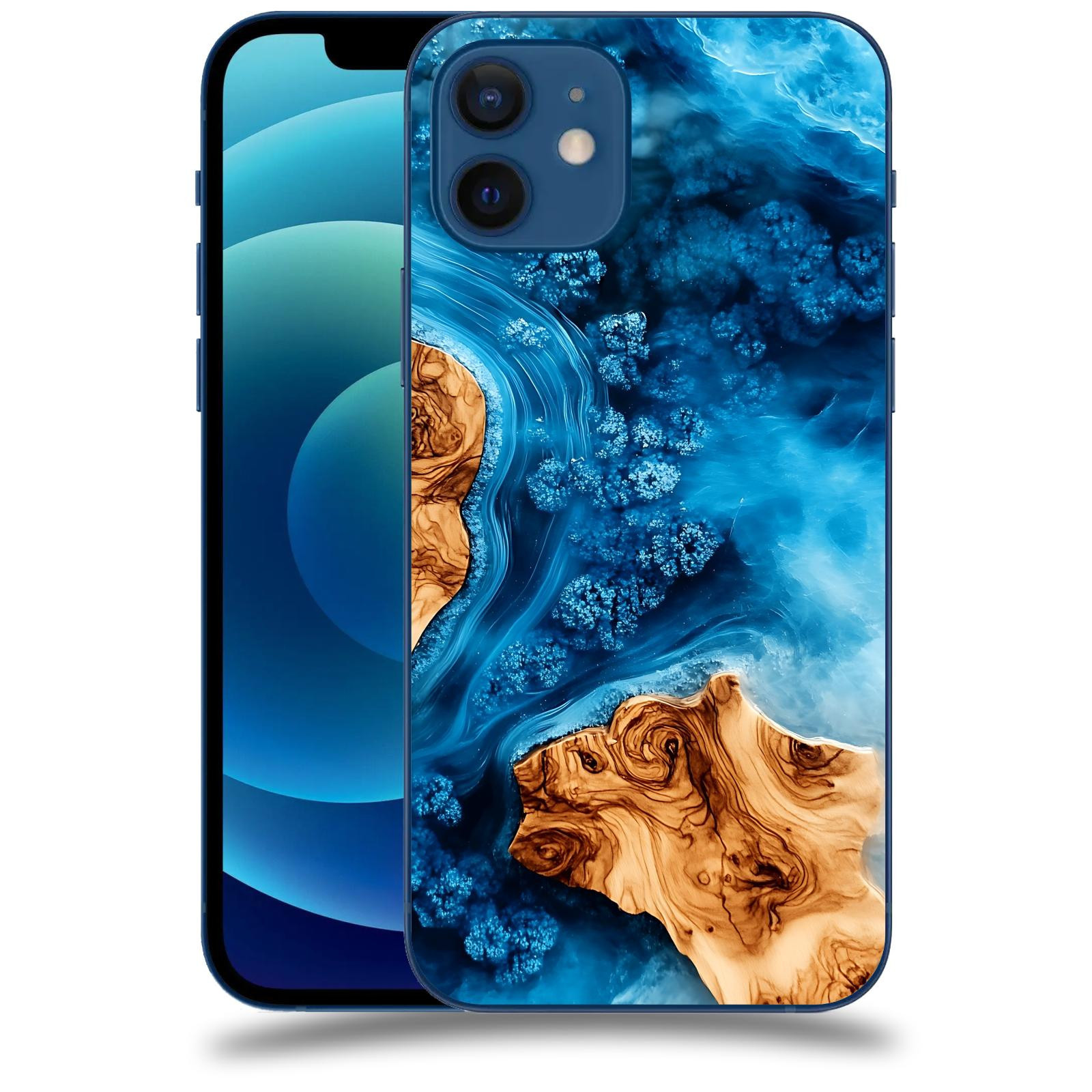 ACOVER Kryt na mobil Apple iPhone 12 - Deep Marine III