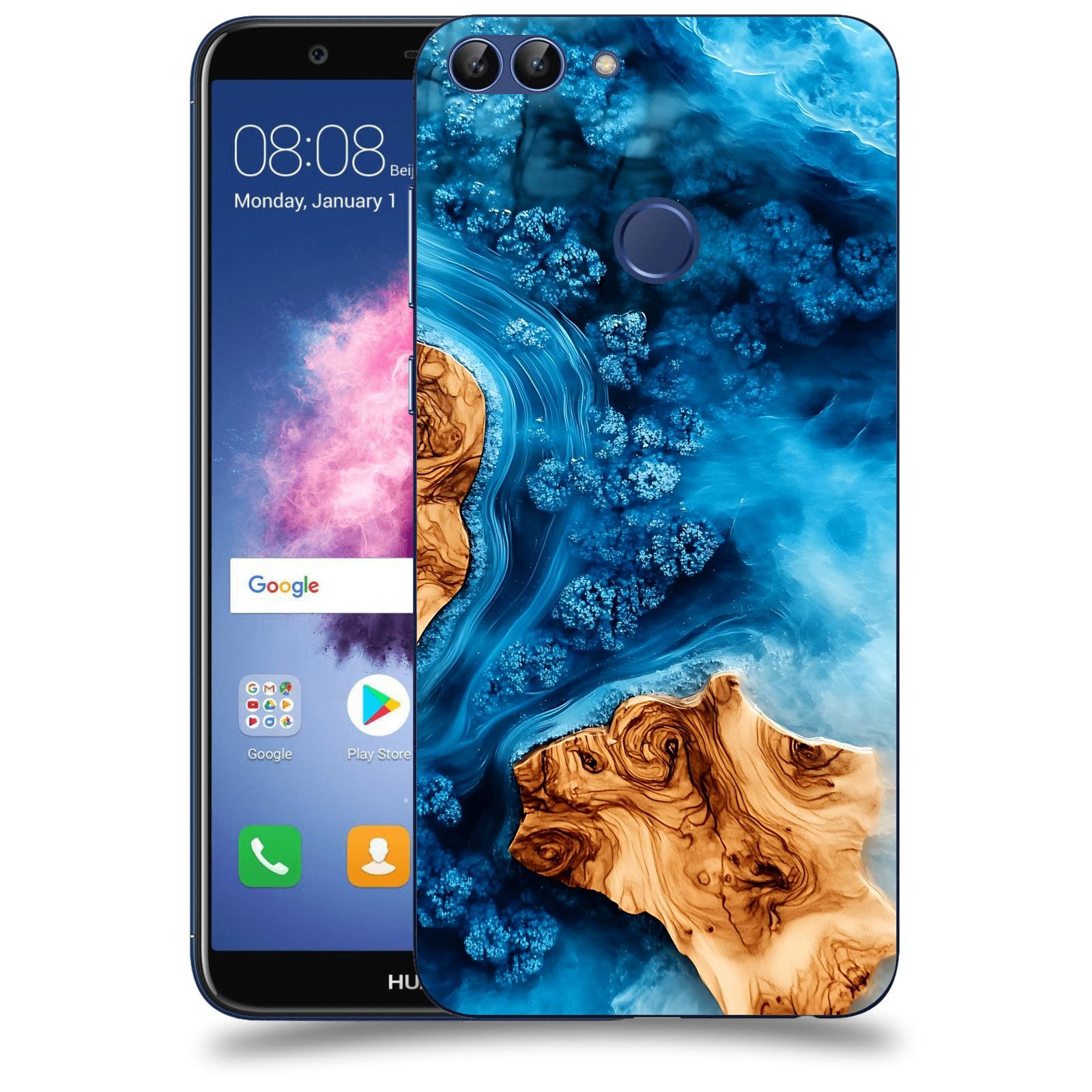 ACOVER Kryt na mobil Huawei P Smart - Deep Marine III