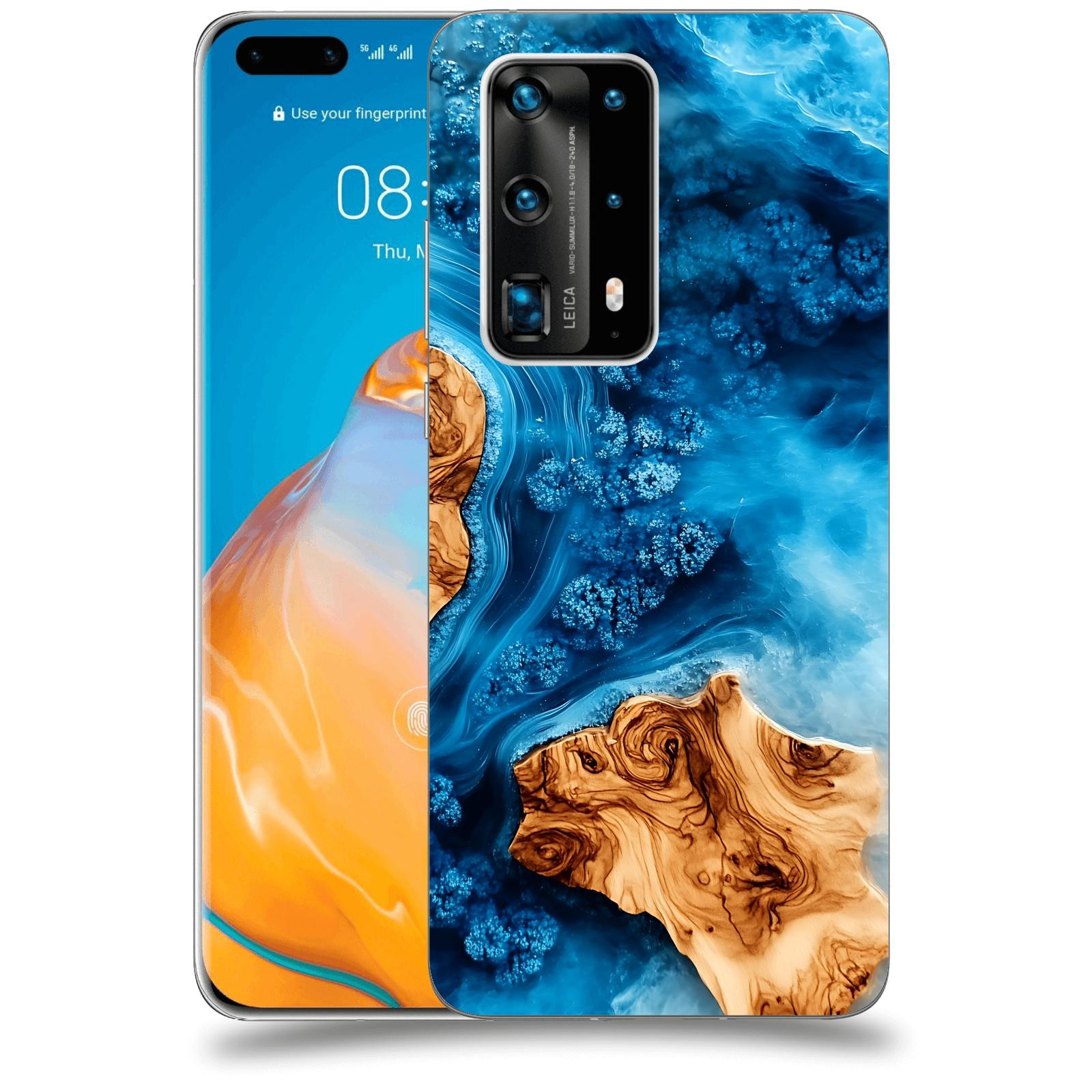 ACOVER Kryt na mobil Huawei P40 Pro - Deep Marine III