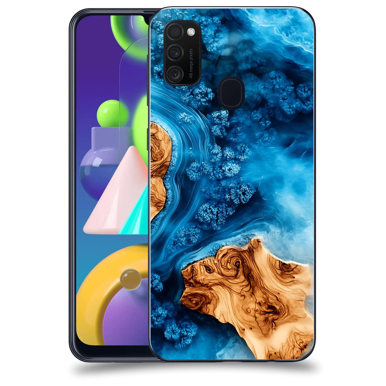 ACOVER Kryt na mobil Samsung Galaxy M21 M215F - Deep Marine III