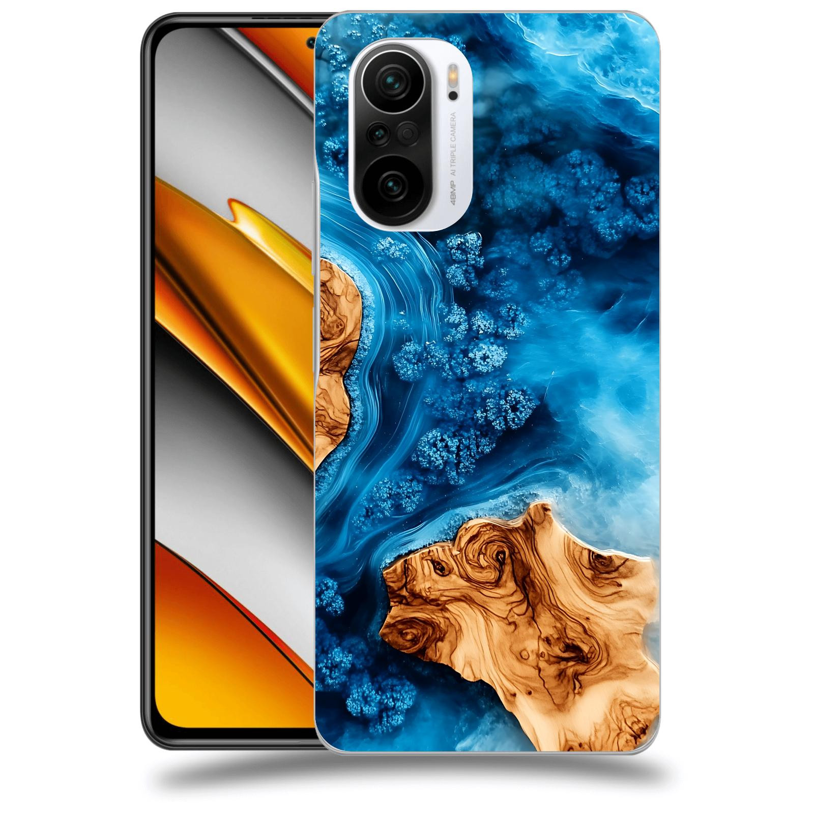 ACOVER Kryt na mobil Xiaomi Poco F3 - Deep Marine III