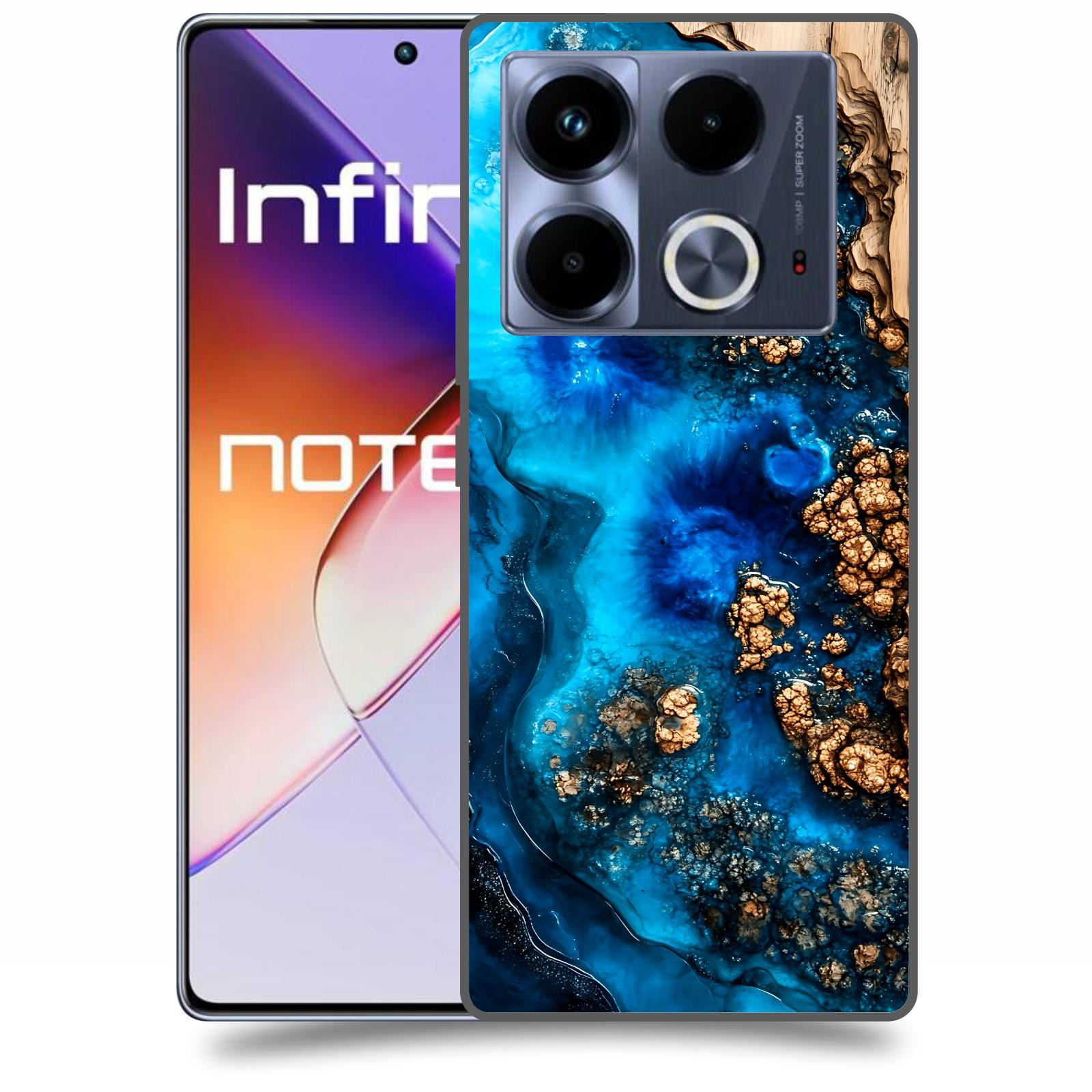 ACOVER Kryt na mobil Infinix Note 40 - Deep Marine IV