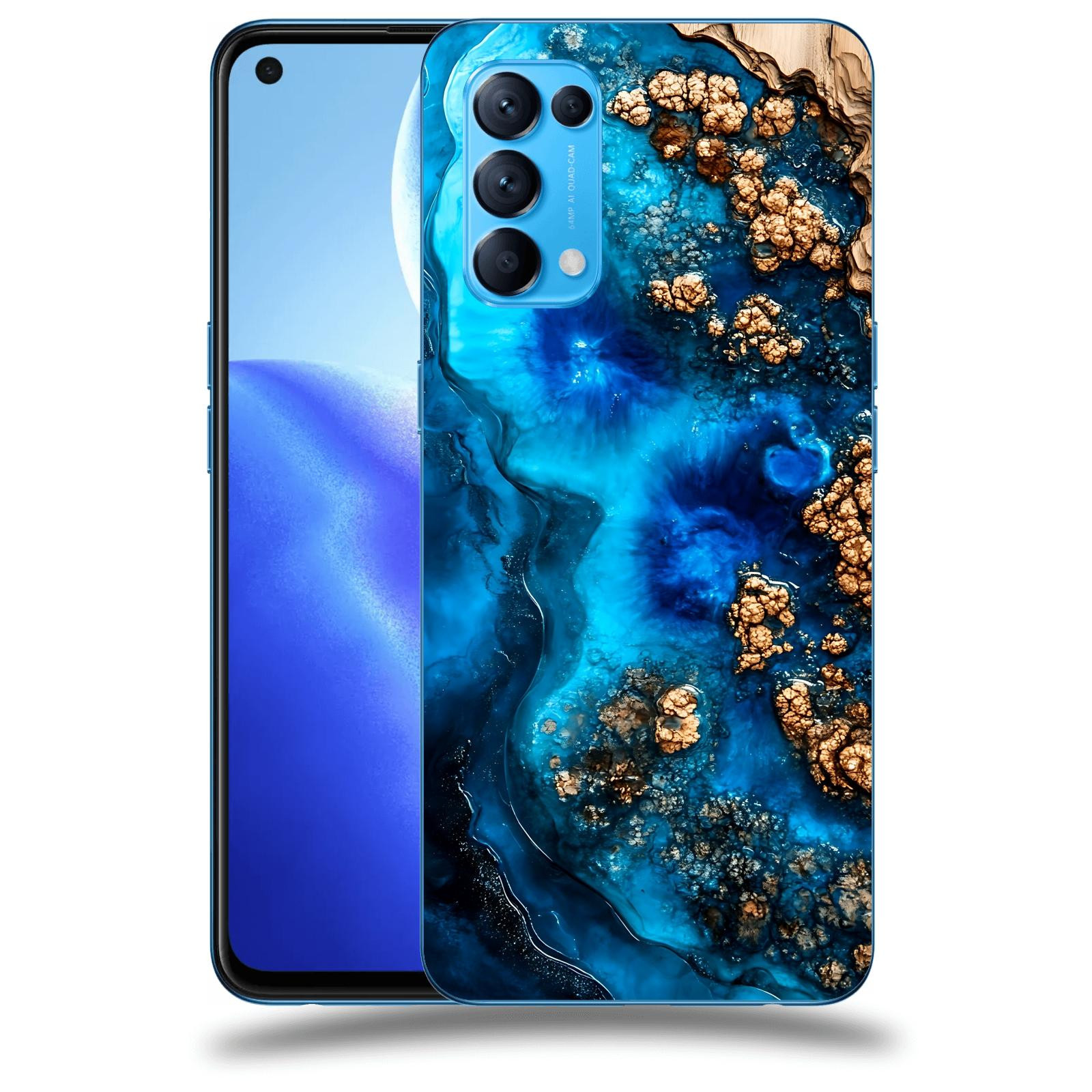 ACOVER Kryt na mobil OPPO Reno 5 5G - Deep Marine IV