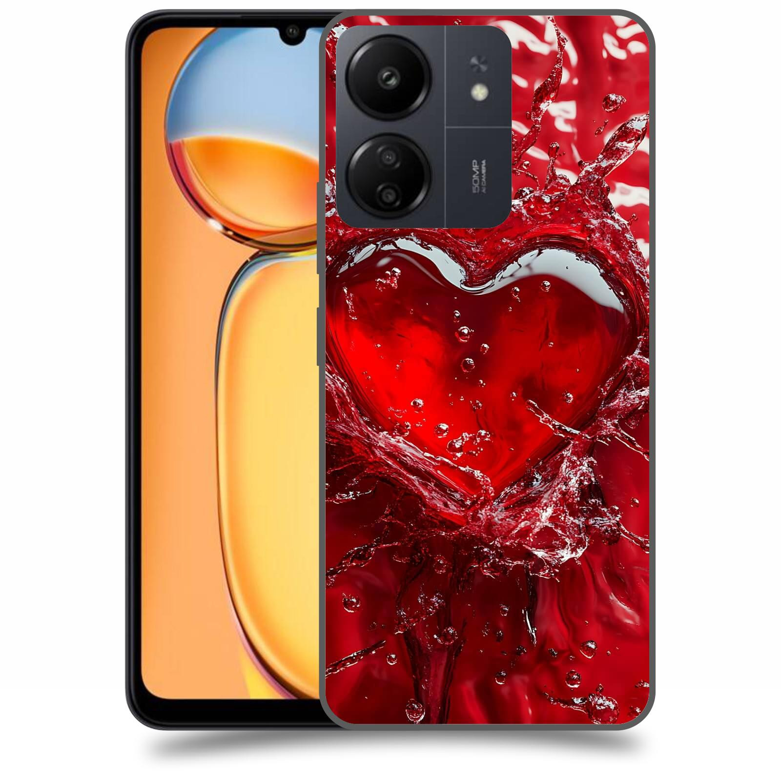 ACOVER Kryt na mobil Xiaomi Redmi 13C 4G  Love I