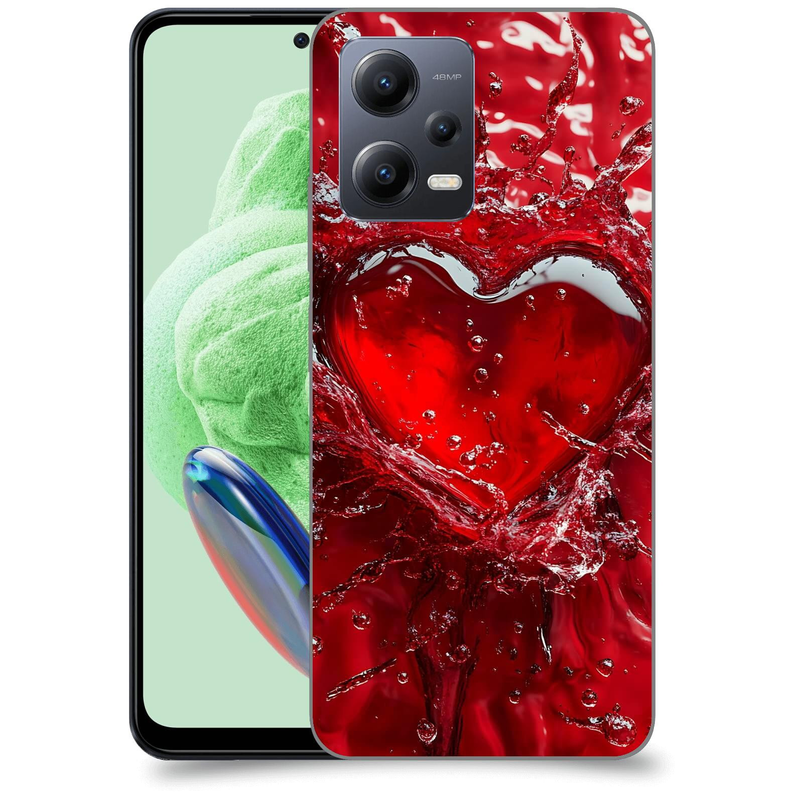 ACOVER Kryt na mobil Xiaomi Redmi Note 12 5G - Love I