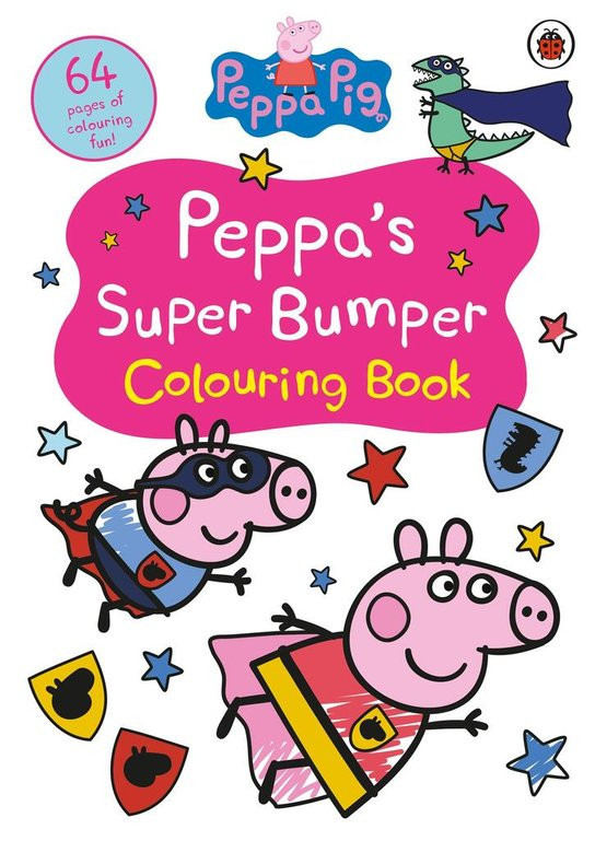 Peppa Pig: Peppa's Super Bumper Colouring Book
