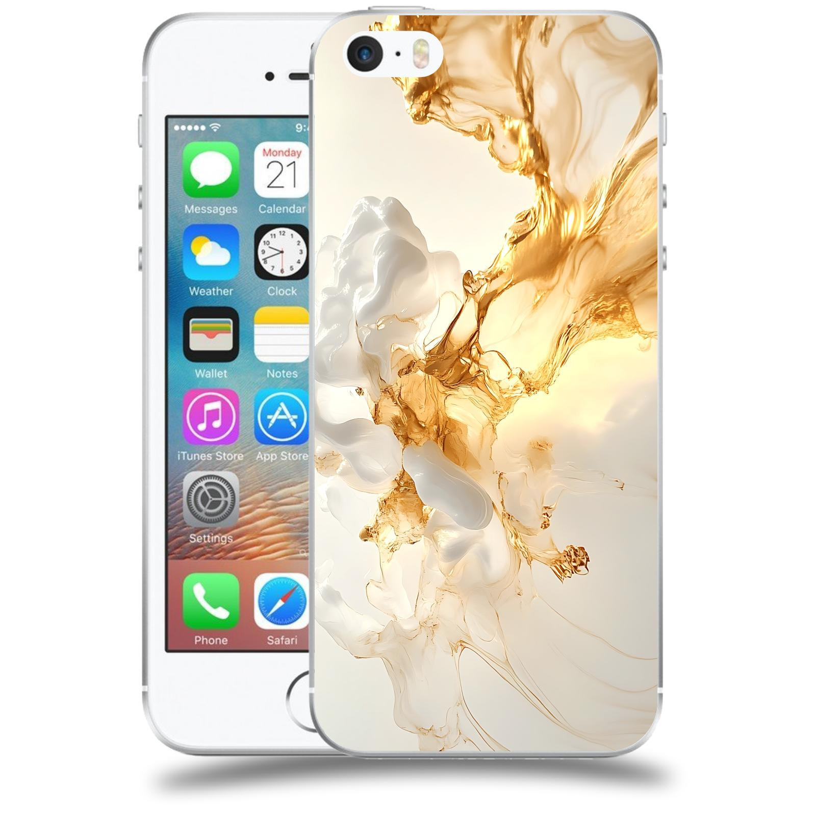 ACOVER Kryt na mobil Apple iPhone 5/5S/SE - Vanilla Bourbon I