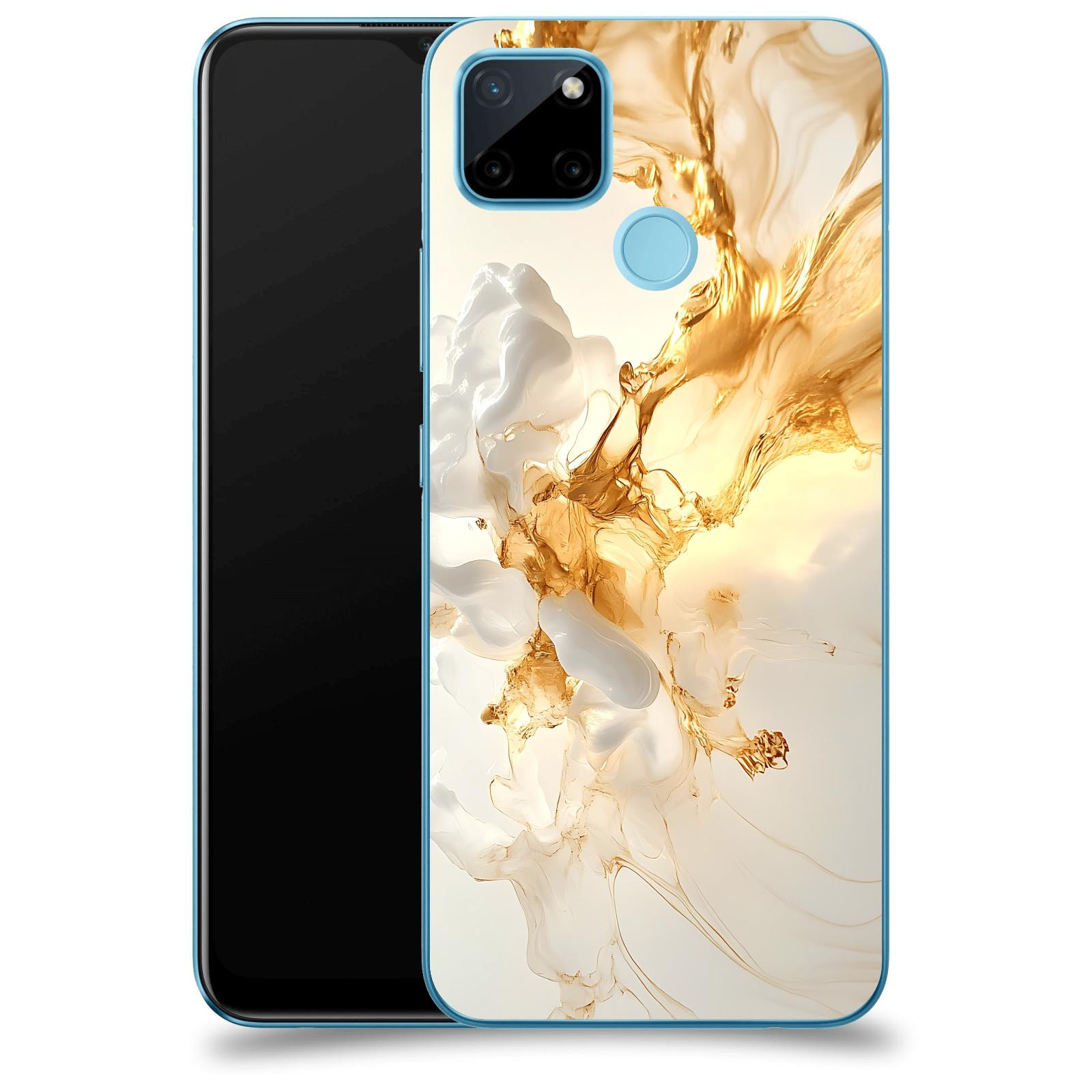 ACOVER Kryt na mobil Realme C21Y - Vanilla Bourbon I