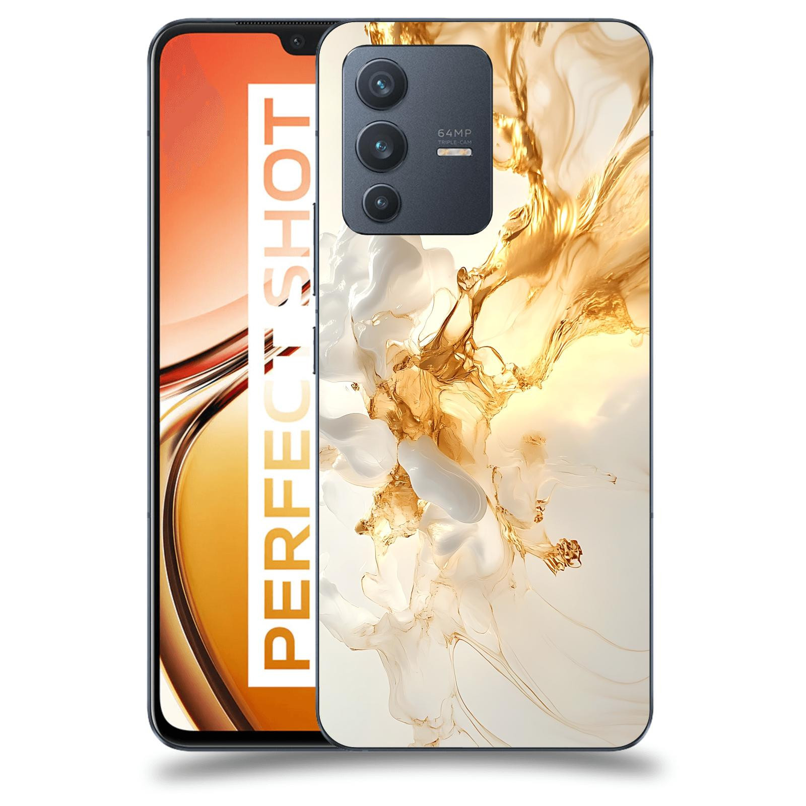 ACOVER Kryt na mobil Vivo V23 5G - Vanilla Bourbon I