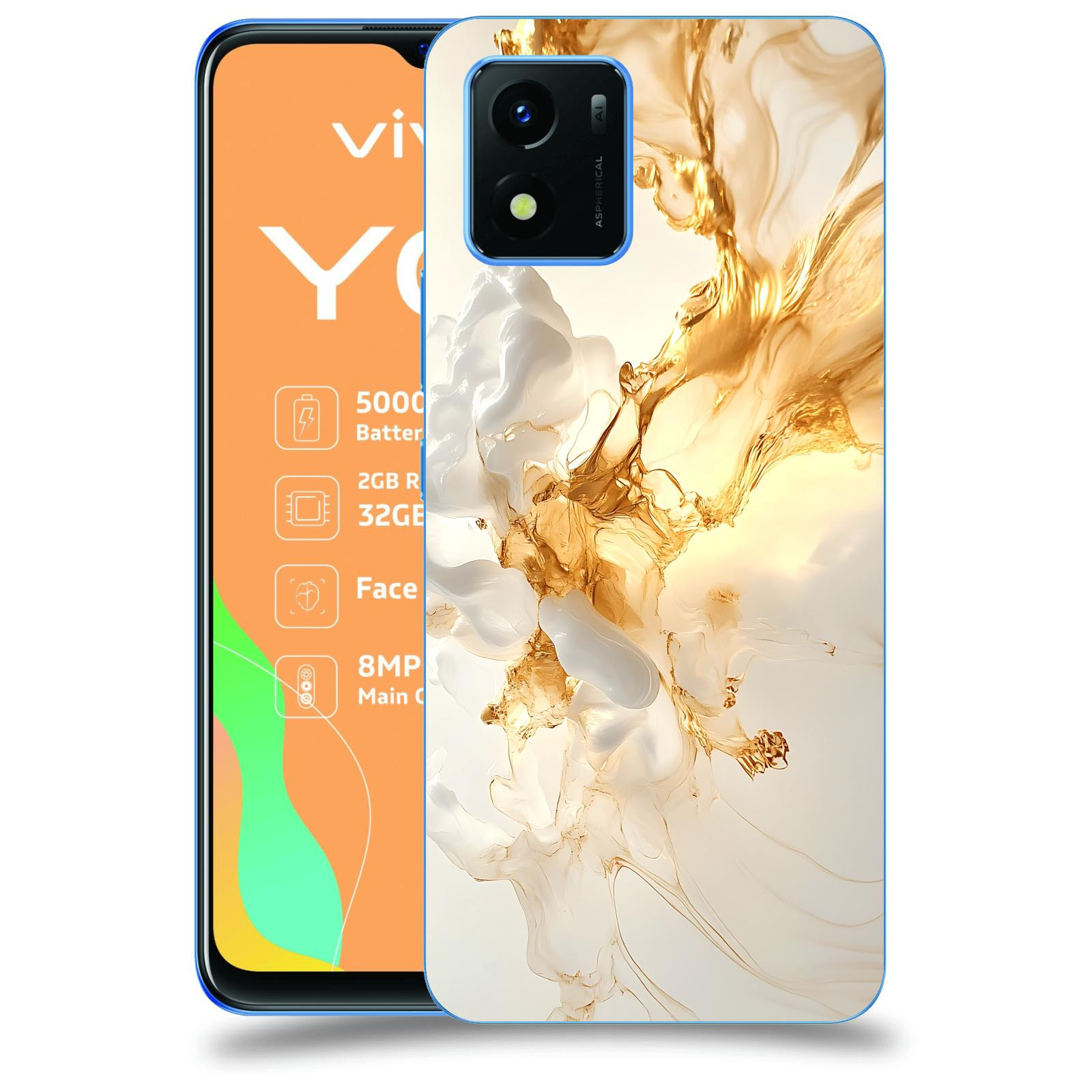 ACOVER Kryt na mobil Vivo Y01 - Vanilla Bourbon I