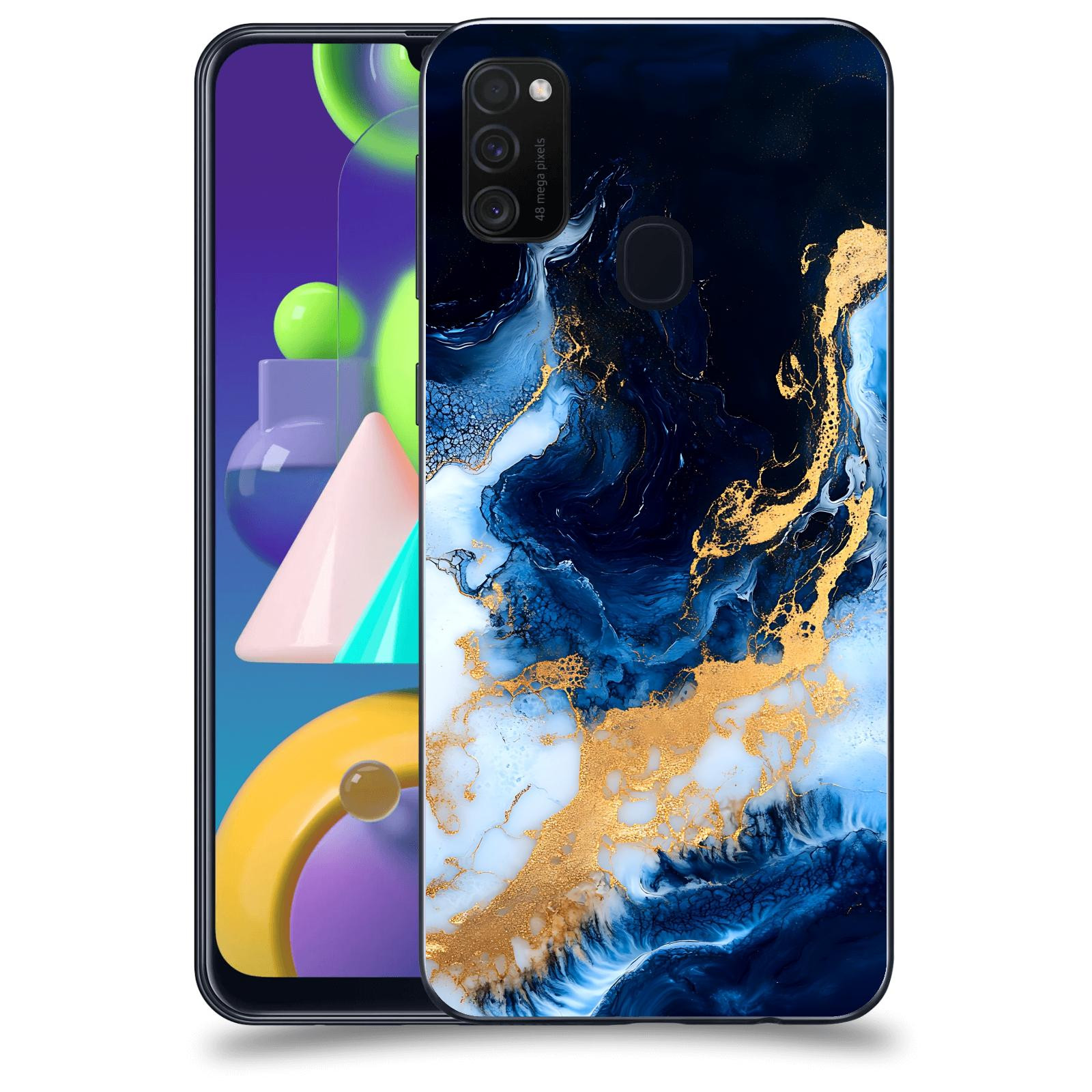 ACOVER Kryt na mobil Samsung Galaxy M21 M215F - Royal Blue I