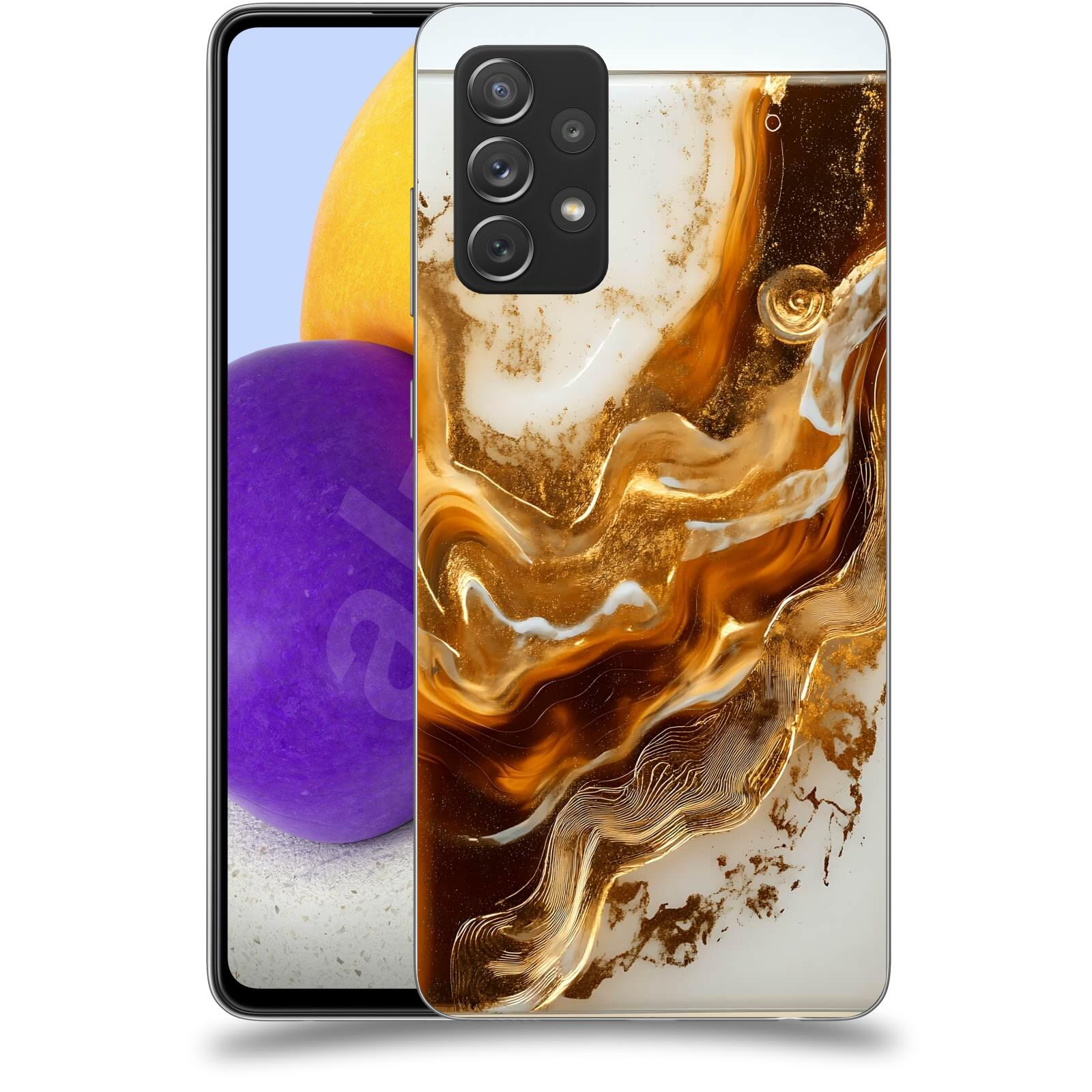 ACOVER Kryt na mobil Samsung Galaxy A72 A725F - Amber I