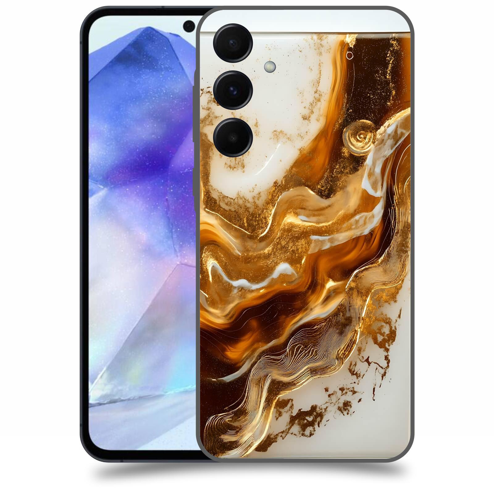 ACOVER Kryt na mobil Samsung Galaxy A55 5G - Amber I