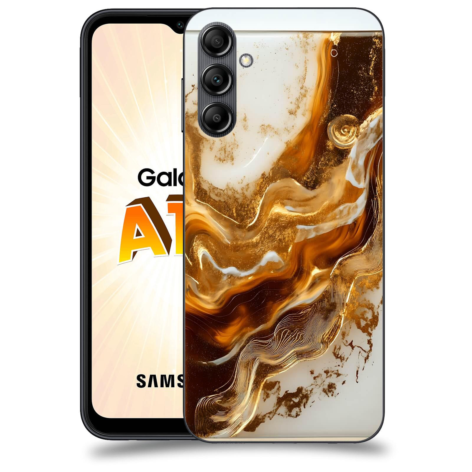ACOVER Kryt na mobil Samsung Galaxy A14 LTE - Amber I