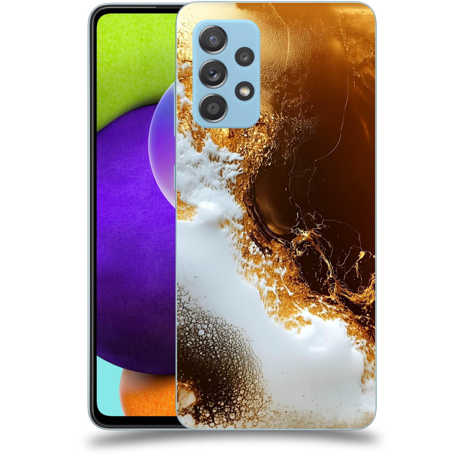 ACOVER Kryt na mobil Samsung Galaxy A52s 5G A528B - Amber II