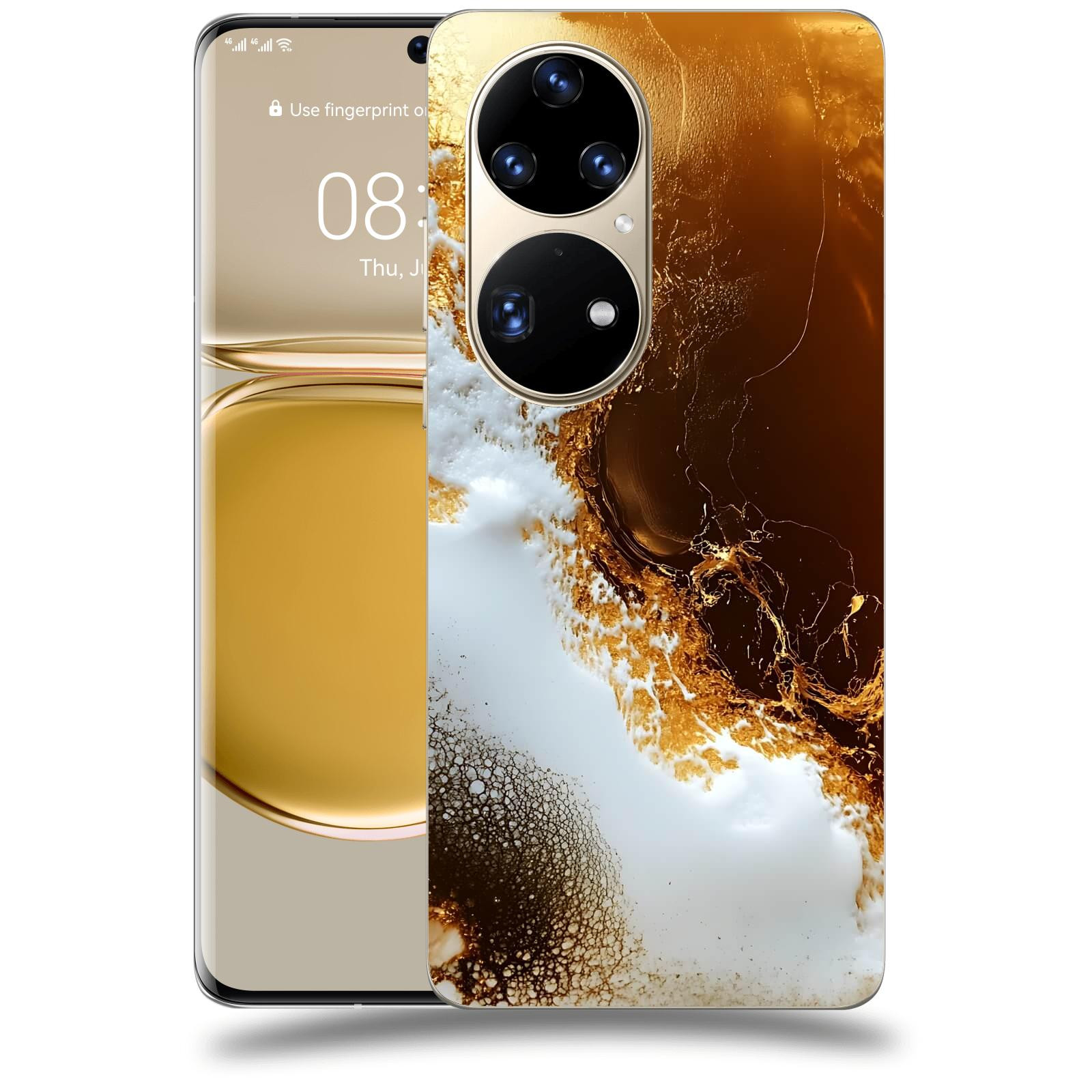 ACOVER Kryt na mobil Huawei P50 - Amber II