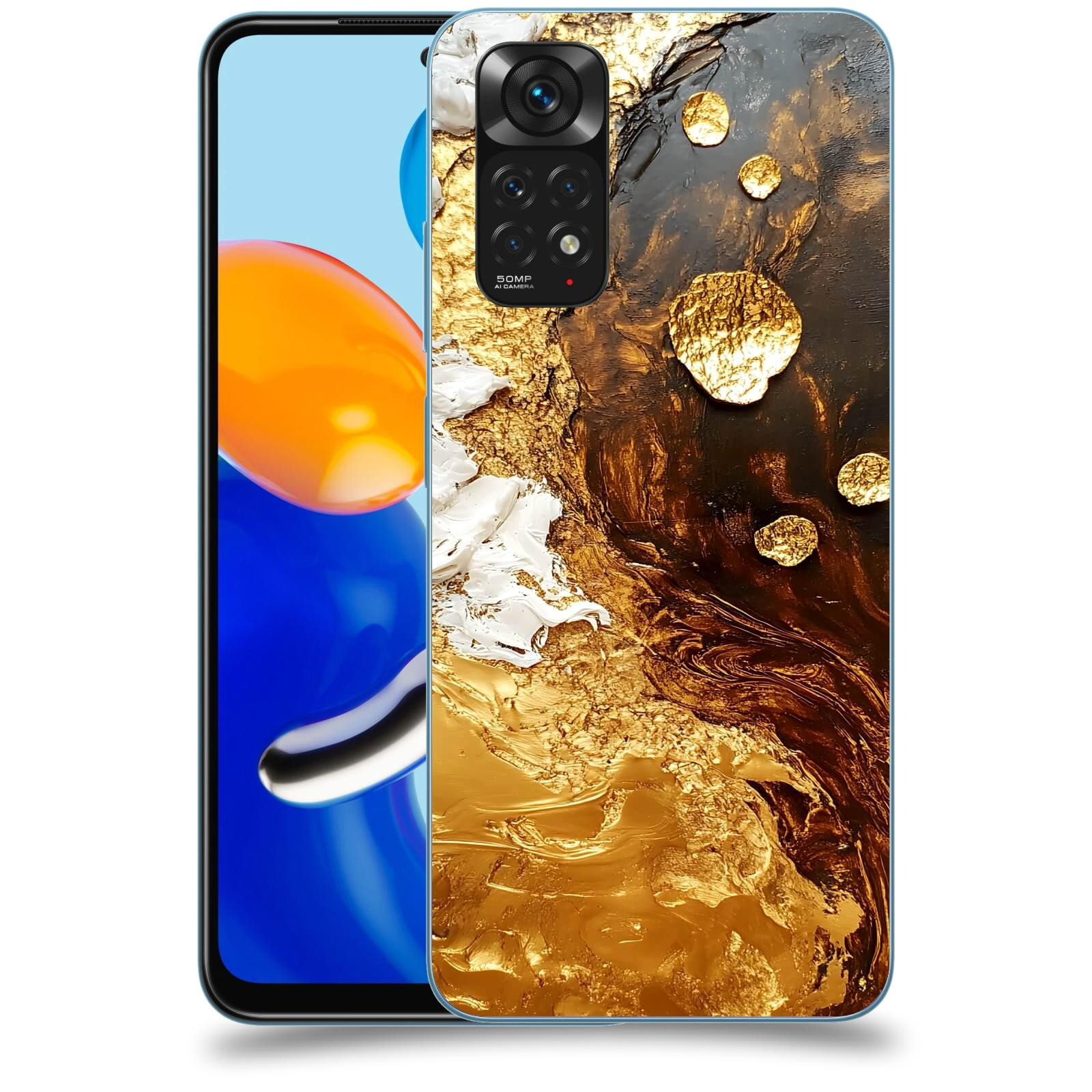 ACOVER Kryt na mobil Xiaomi Redmi Note 11 - Amber III