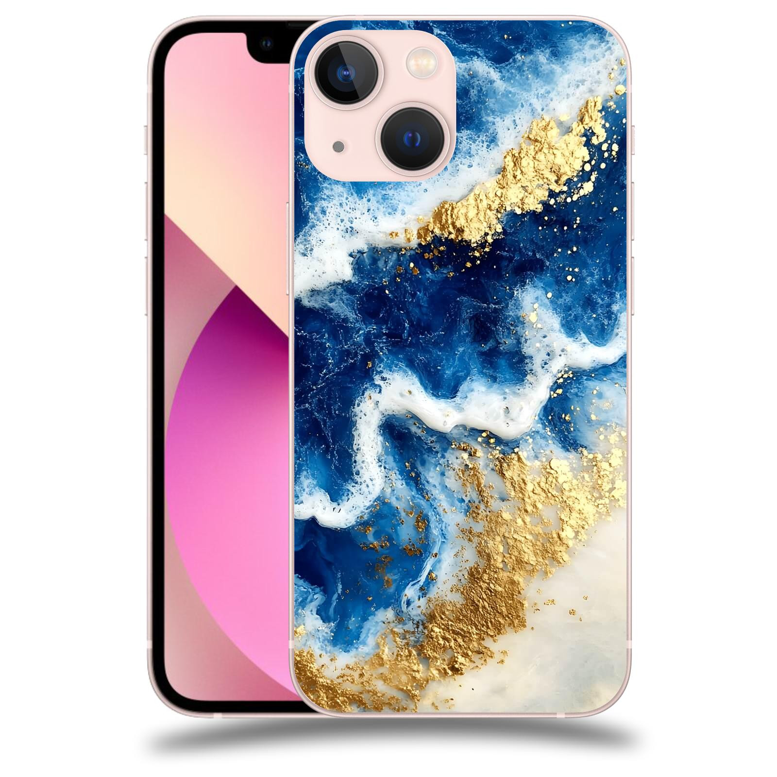 ACOVER Kryt na mobil Apple iPhone 13 mini - Ocean Waves I