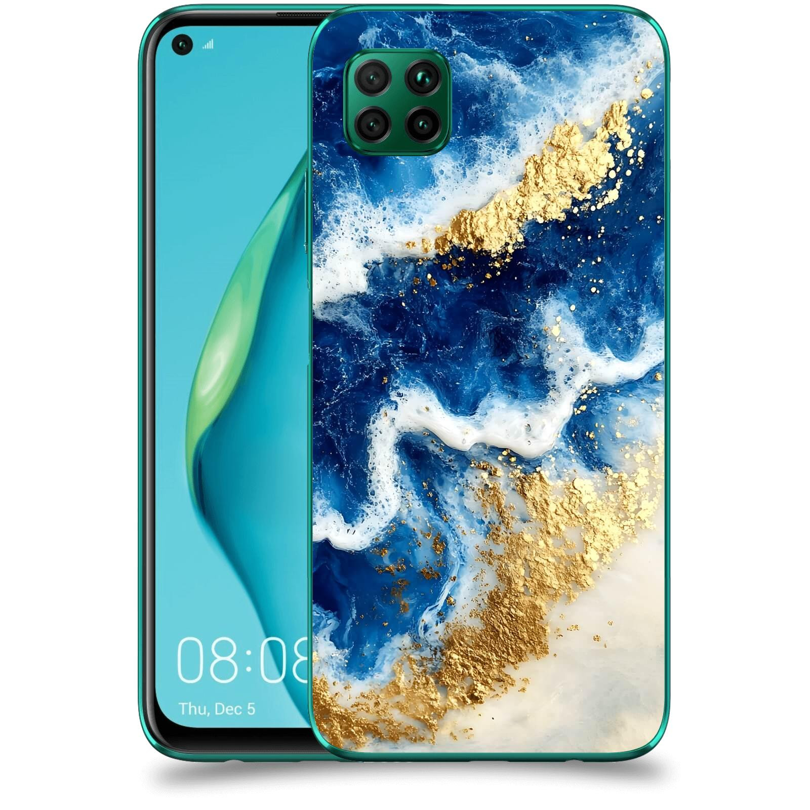 ACOVER Kryt na mobil Huawei P40 Lite - Ocean Waves I