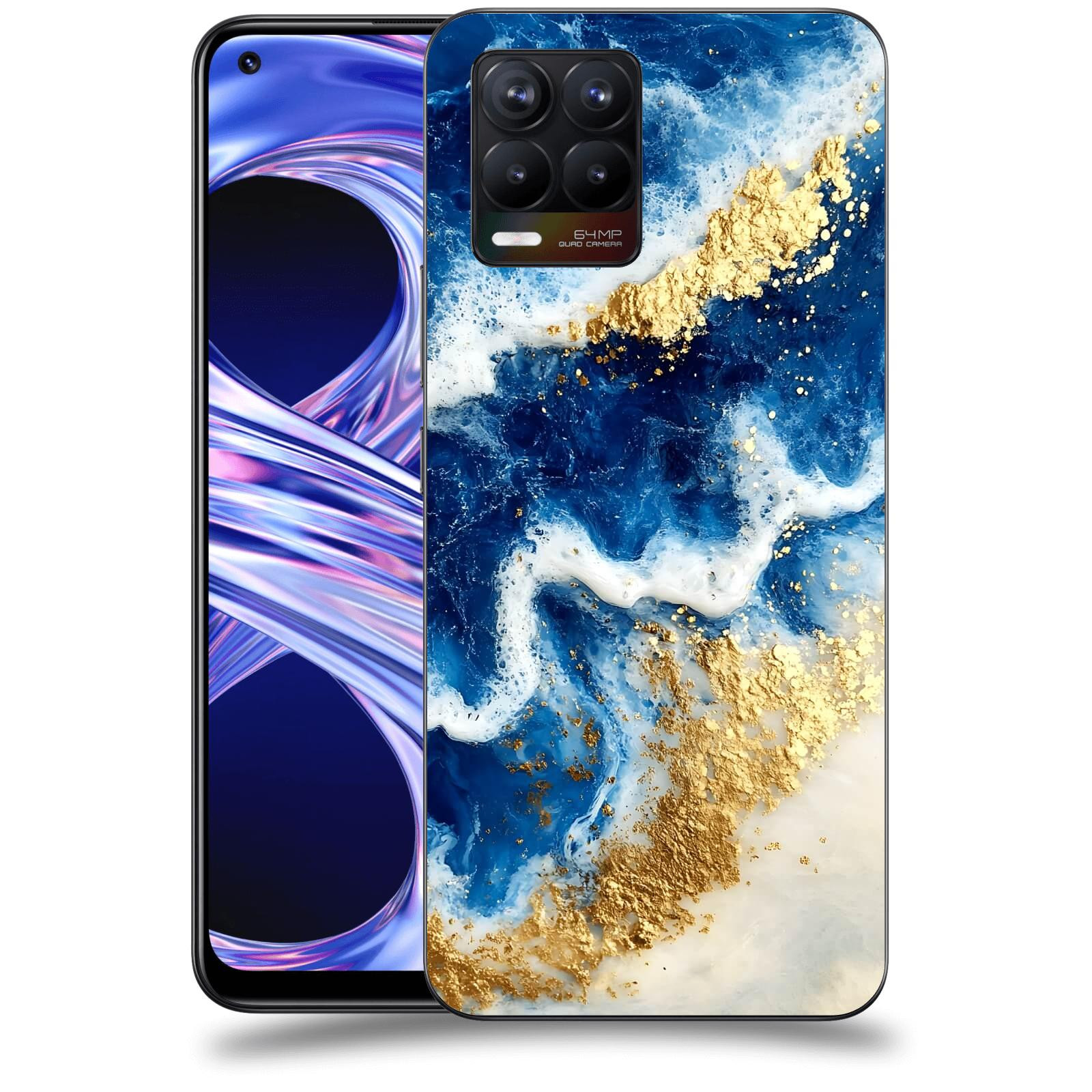 ACOVER Kryt na mobil Realme 8 - Ocean Waves I