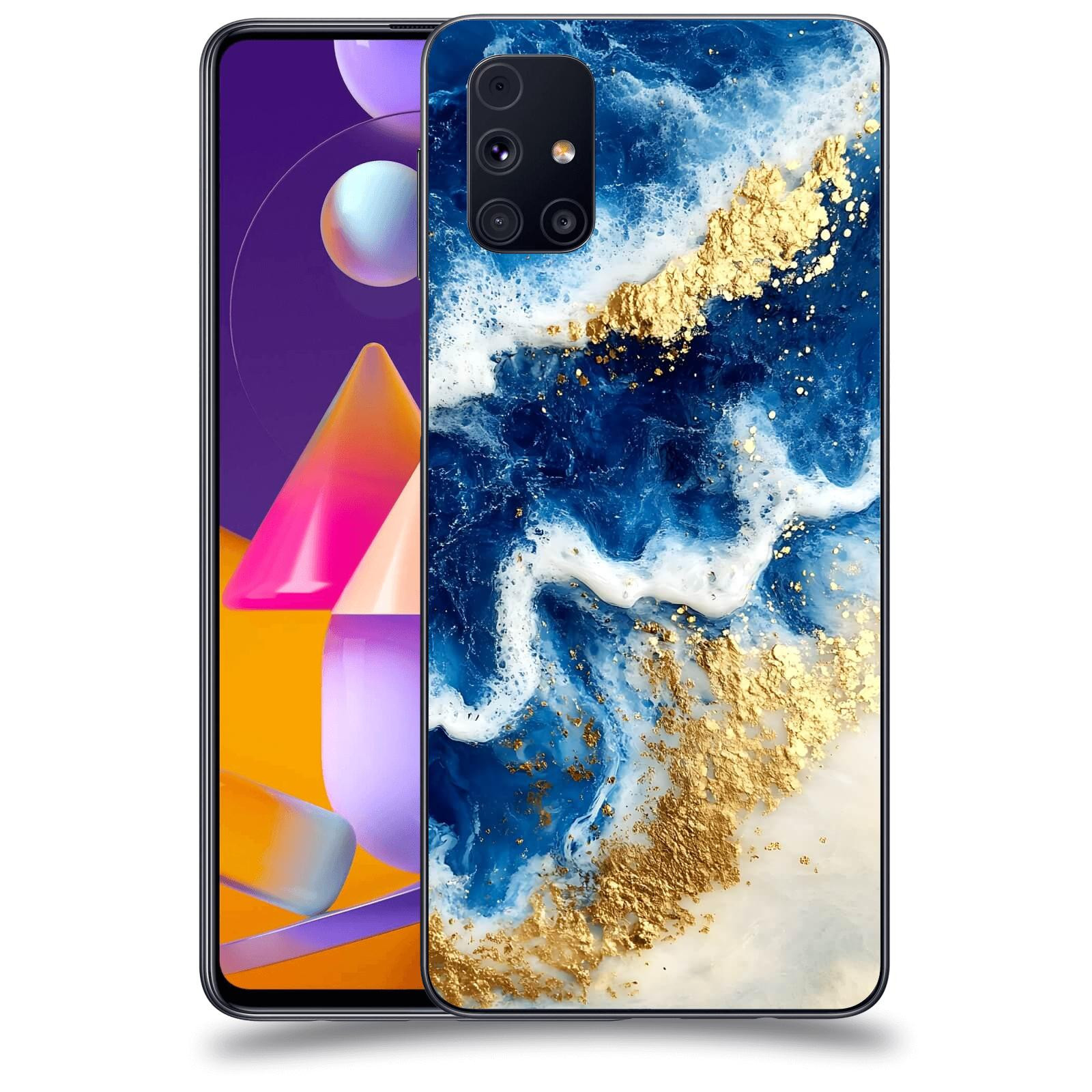 ACOVER Kryt na mobil Samsung Galaxy M31s - Ocean Waves I