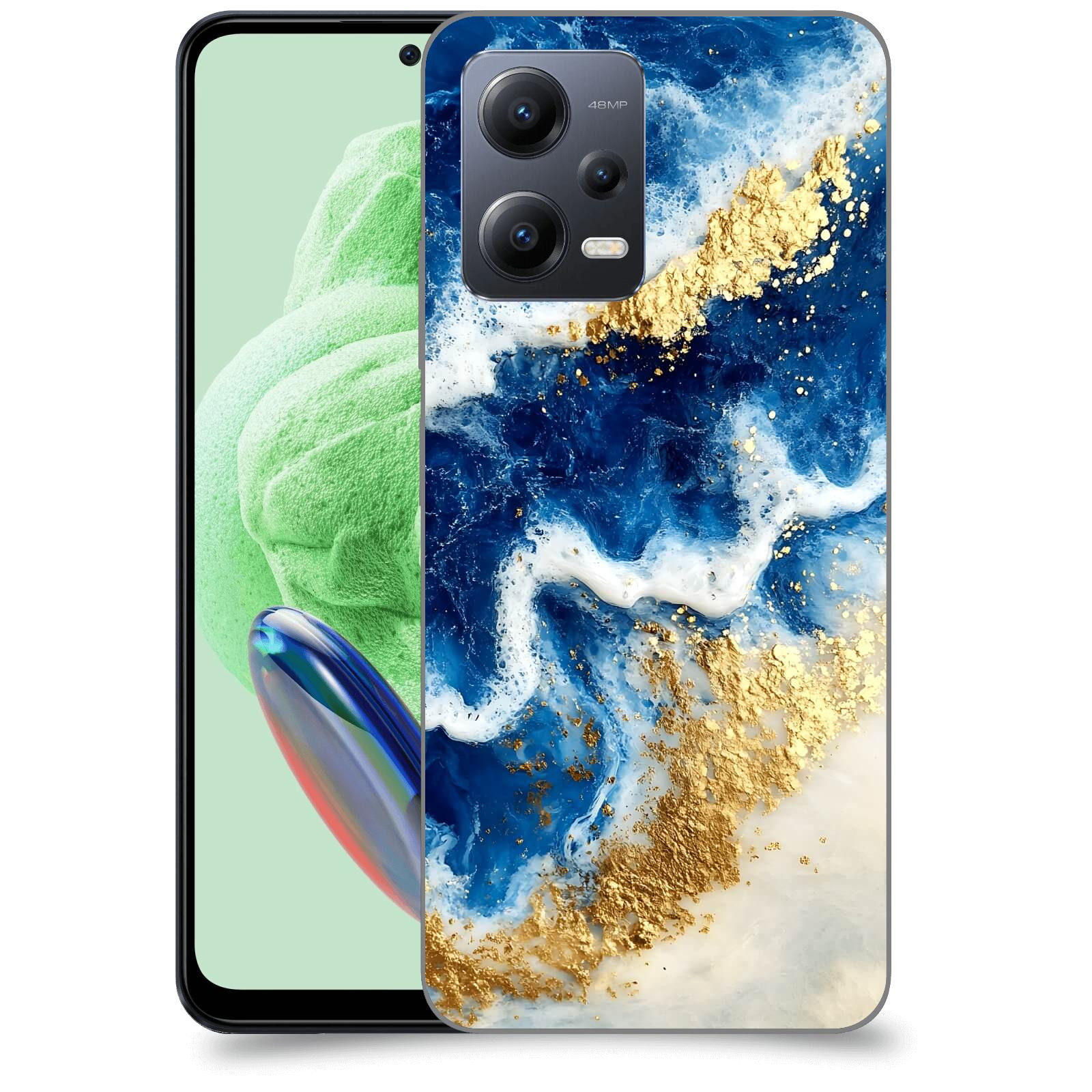 ACOVER Kryt na mobil Xiaomi Redmi Note 12 5G - Ocean Waves I