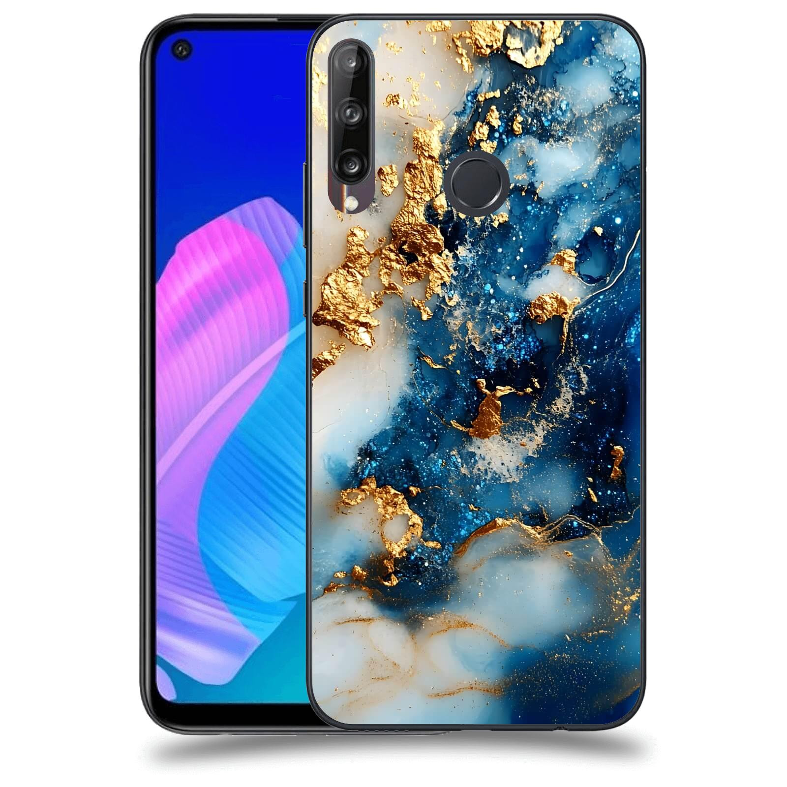 ACOVER Kryt na mobil Huawei P40 Lite E - Ocean Waves II