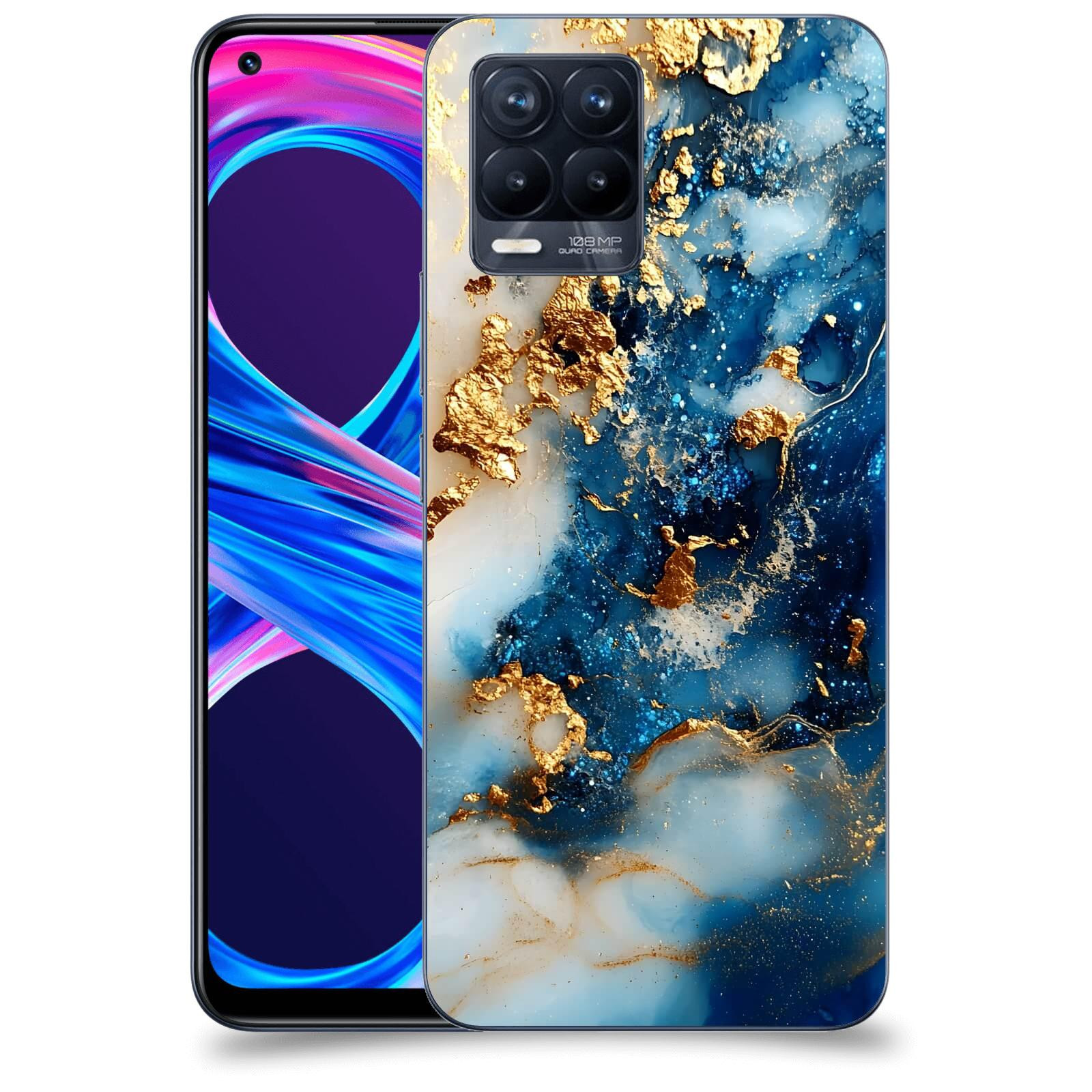 ACOVER Kryt na mobil Realme 8 Pro - Ocean Waves II
