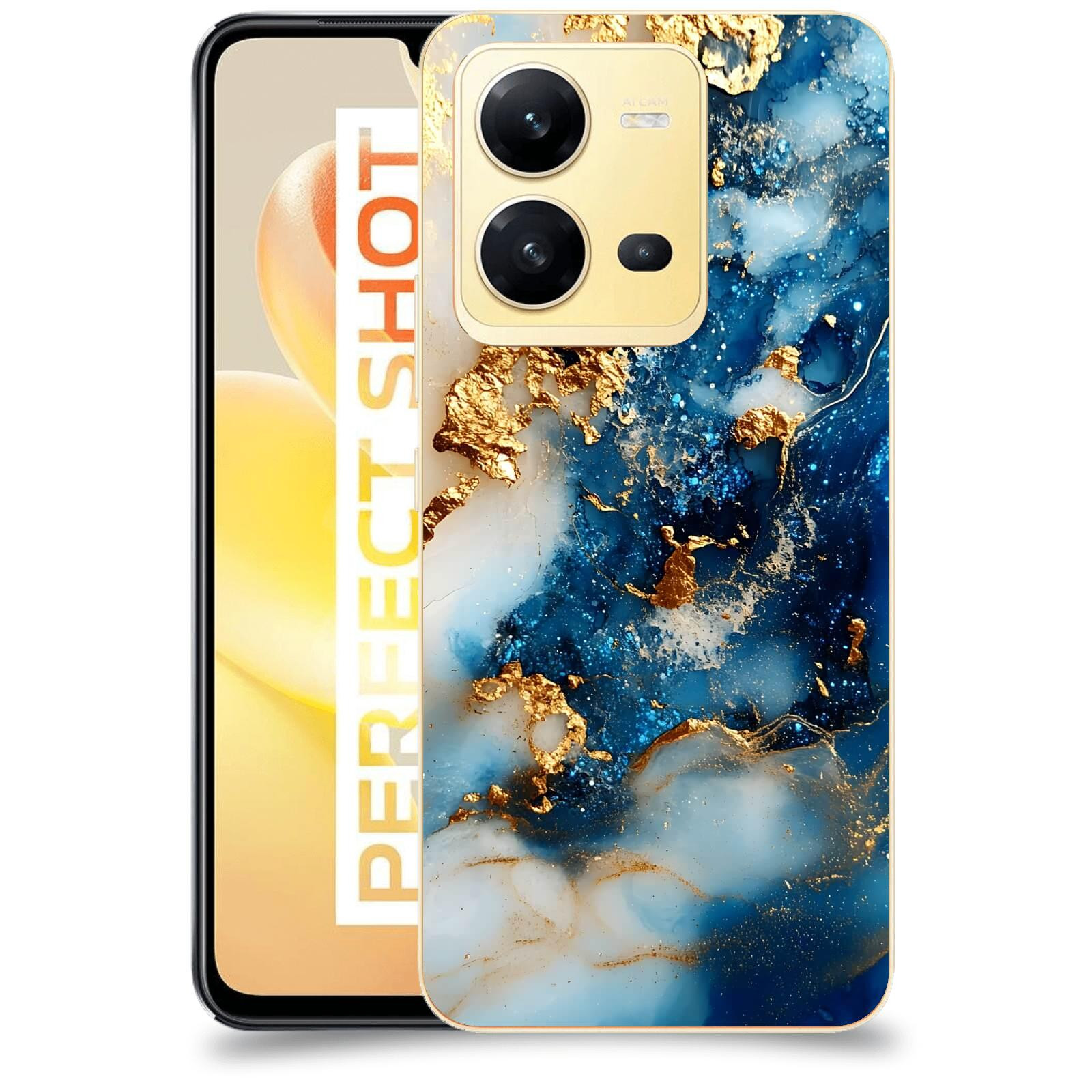 ACOVER Kryt na mobil Vivo X80 Lite - Ocean Waves II