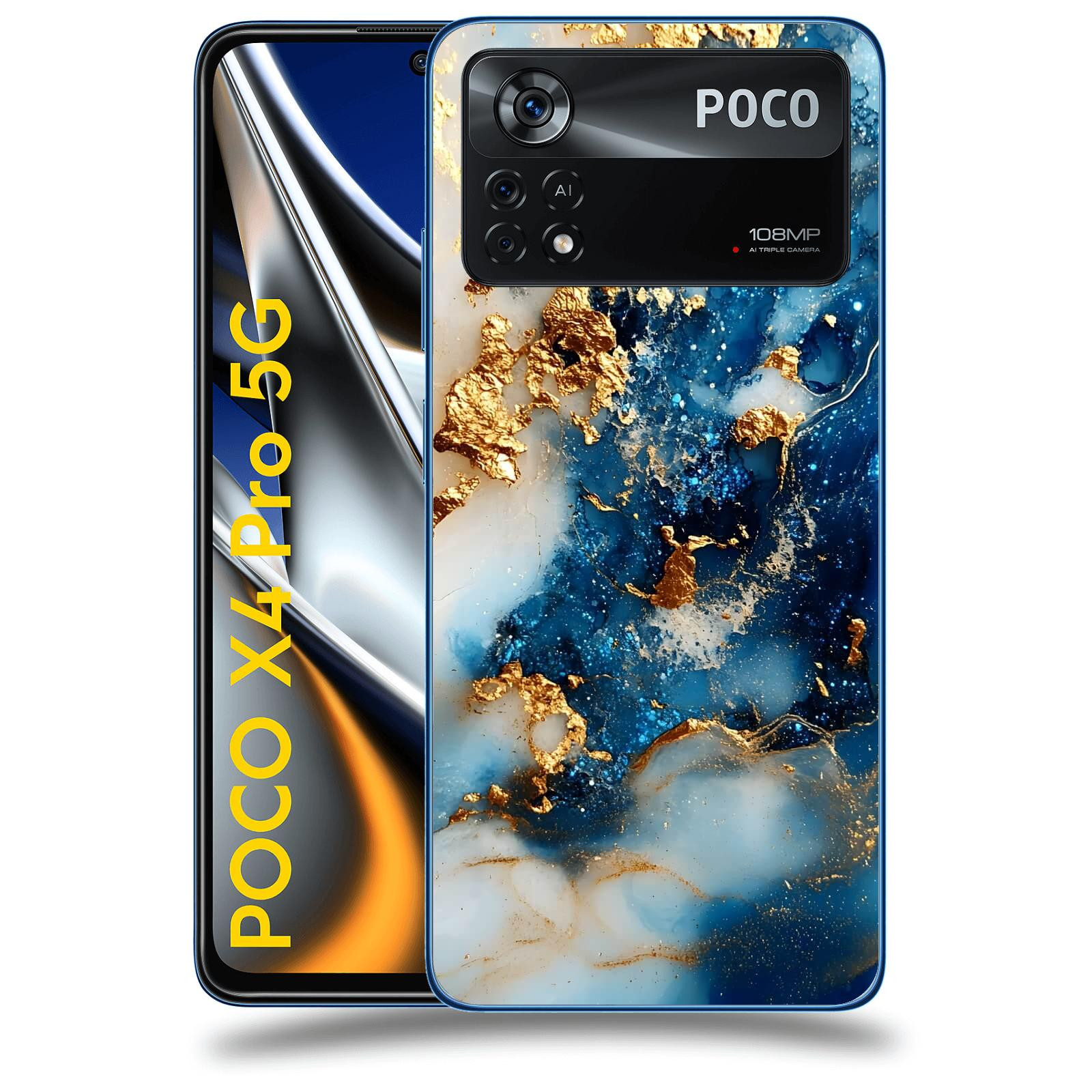 ACOVER Kryt na mobil Xiaomi Poco X4 Pro 5G - Ocean Waves II