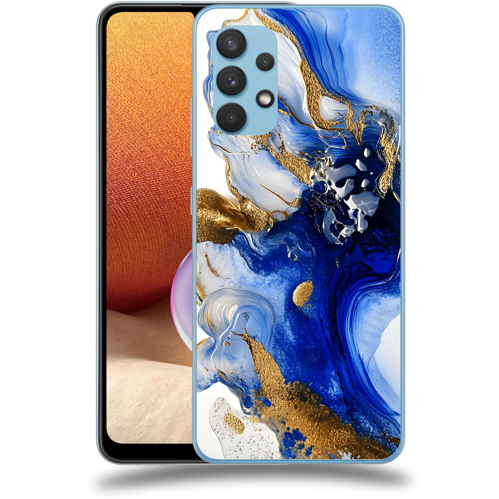 ACOVER Kryt na mobil Samsung Galaxy A32 4G SM-A325F - Ocean Waves III