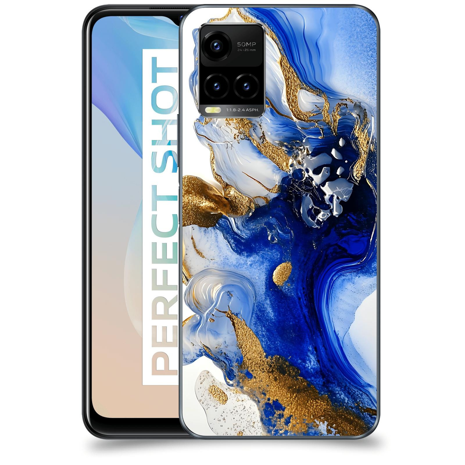 ACOVER Kryt na mobil Vivo Y33s - Ocean Waves III