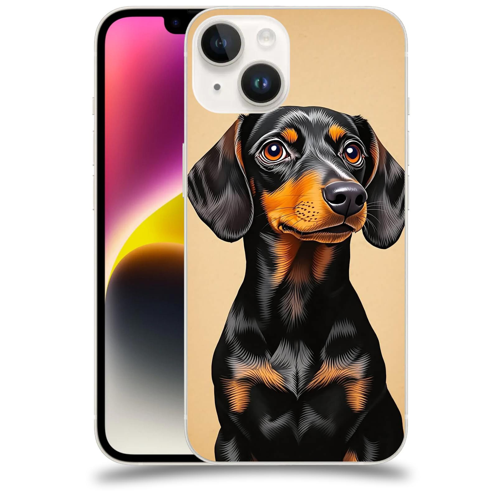 ACOVER Kryt na mobil Apple iPhone 14 - Dachshund I