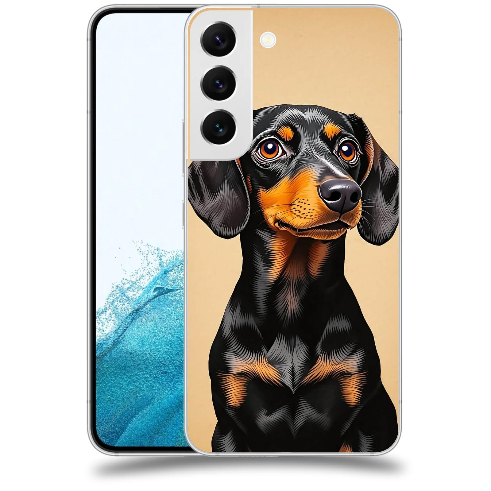 ACOVER Kryt na mobil Samsung Galaxy S22 5G - Dachshund I