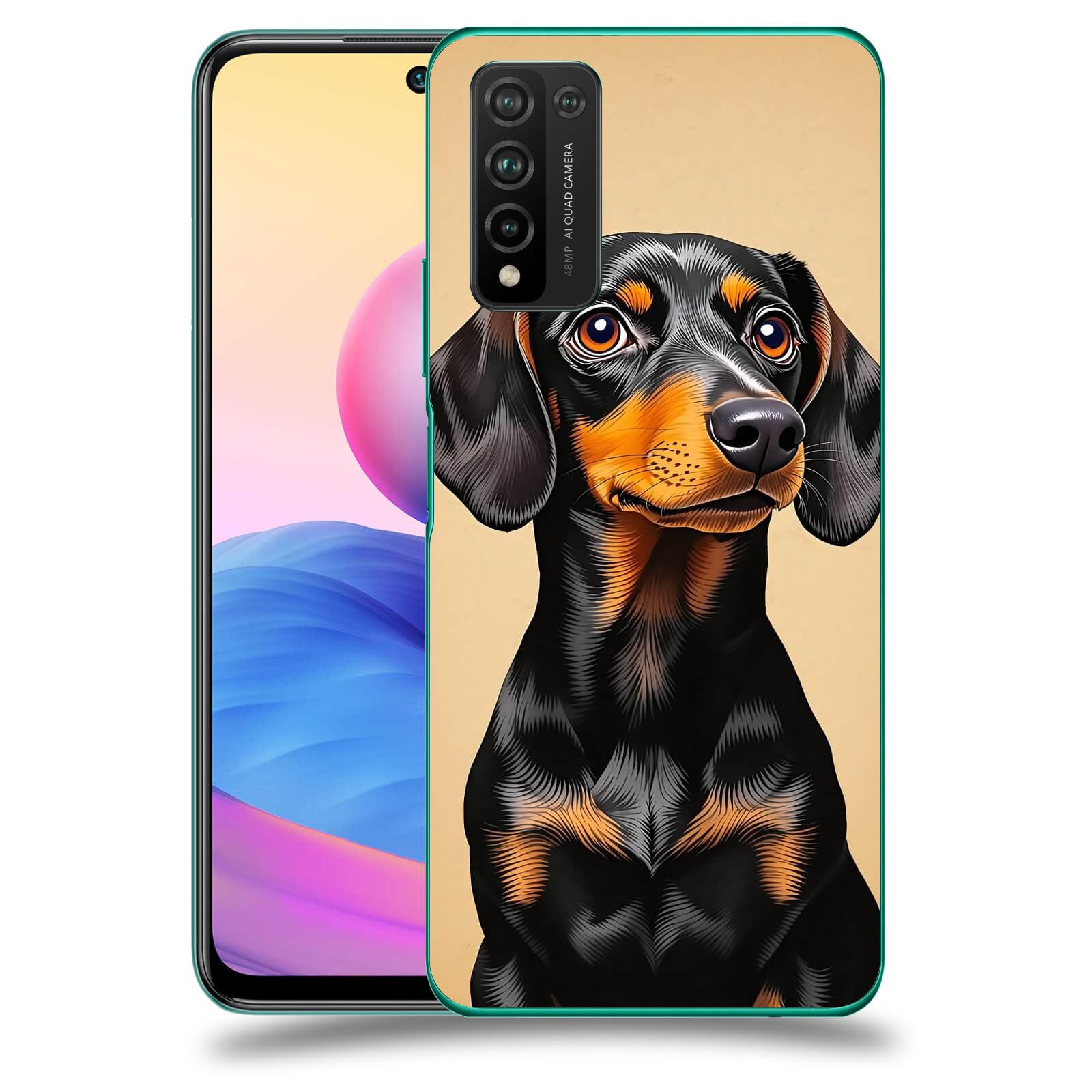ACOVER Kryt na mobil Honor 10X Lite - Dachshund I