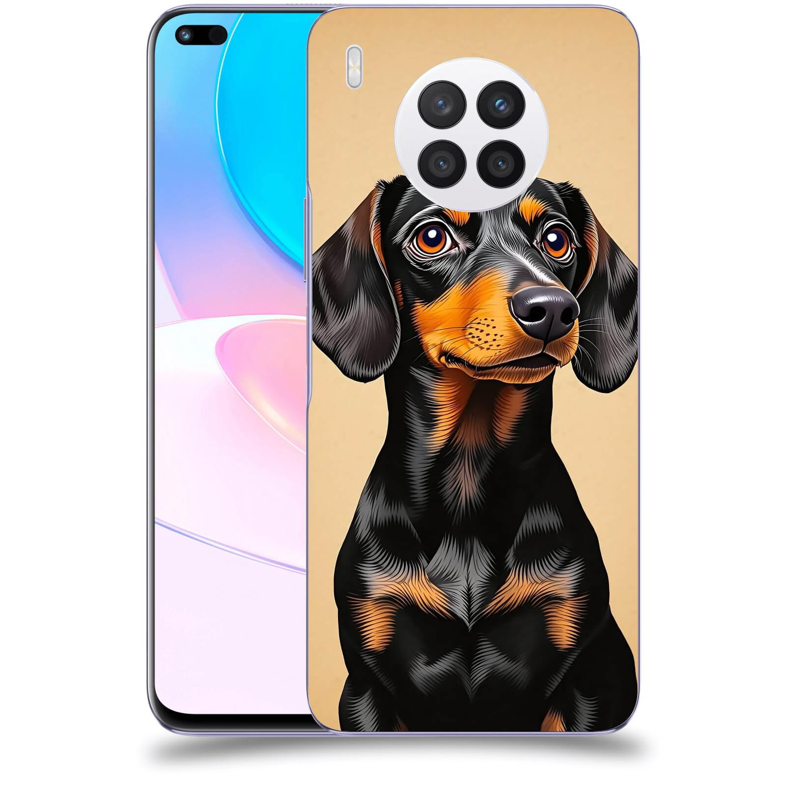 ACOVER Kryt na mobil Huawei Nova 8i - Dachshund I
