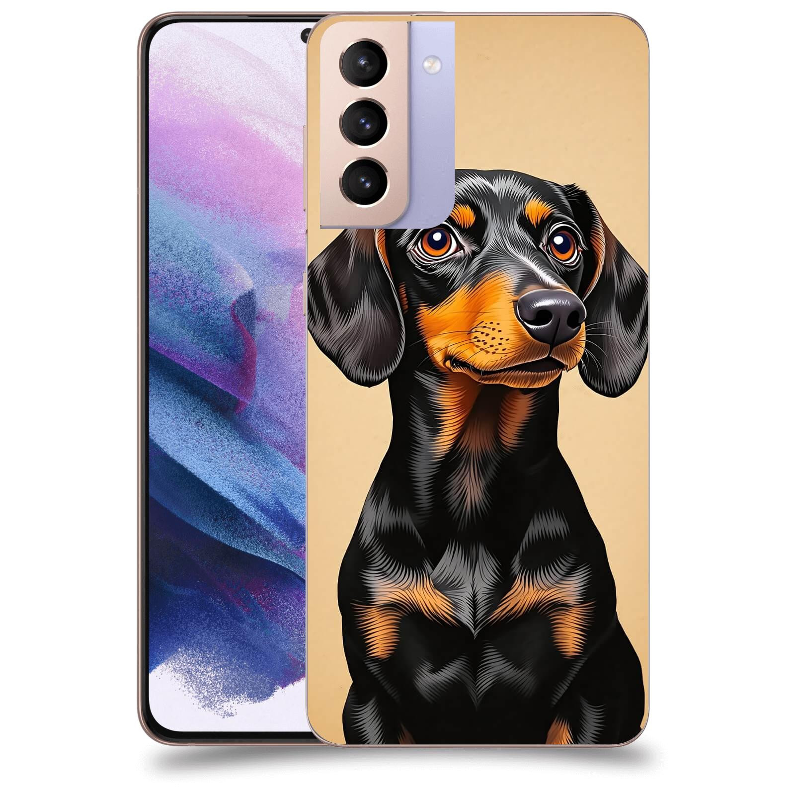 ACOVER Kryt na mobil Samsung Galaxy S21+ G996F - Dachshund I
