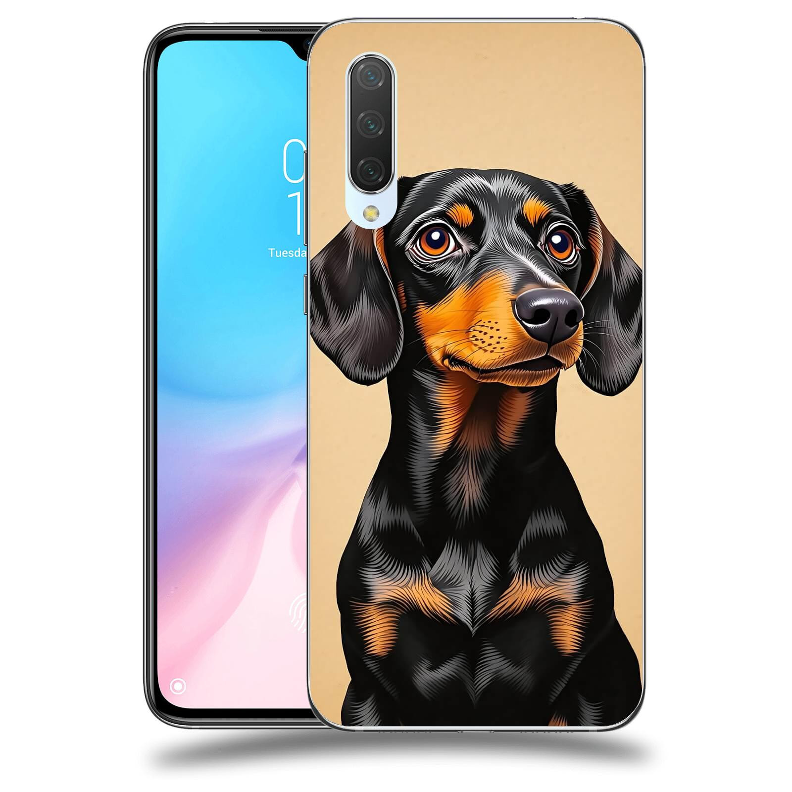 ACOVER Kryt na mobil Xiaomi Mi 9 Lite - Dachshund I