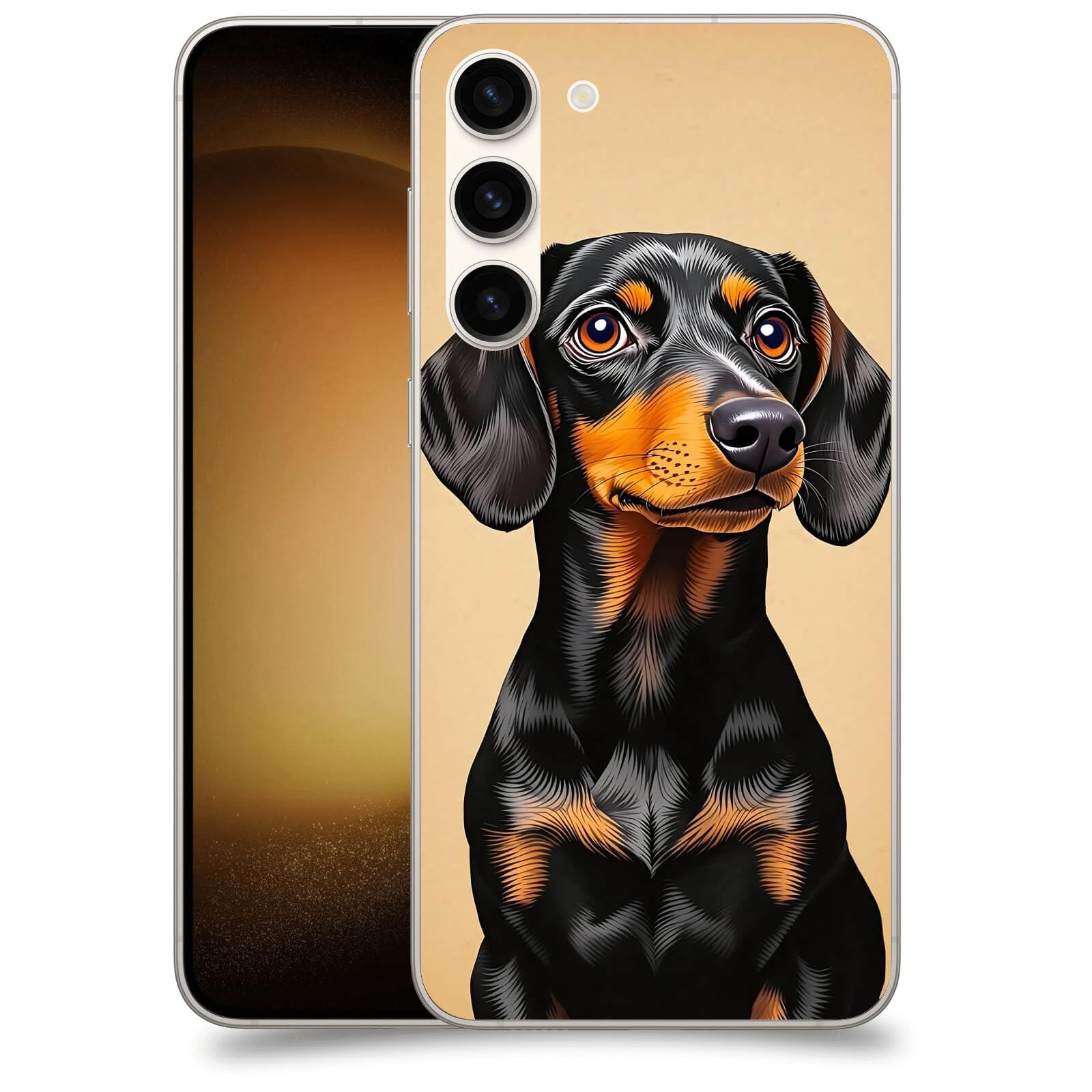 ACOVER Kryt na mobil Samsung Galaxy S23+ 5G - Dachshund I