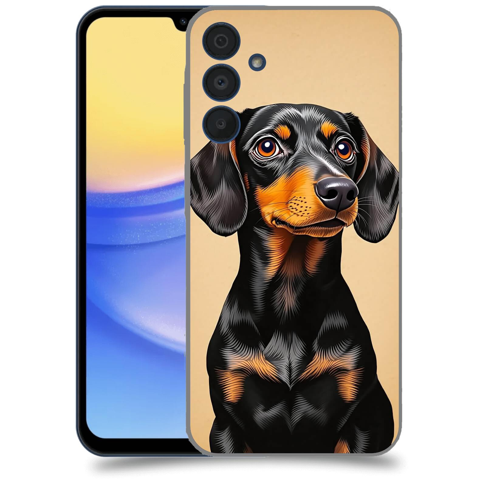ACOVER Kryt na mobil Samsung Galaxy A15 5G - Dachshund I