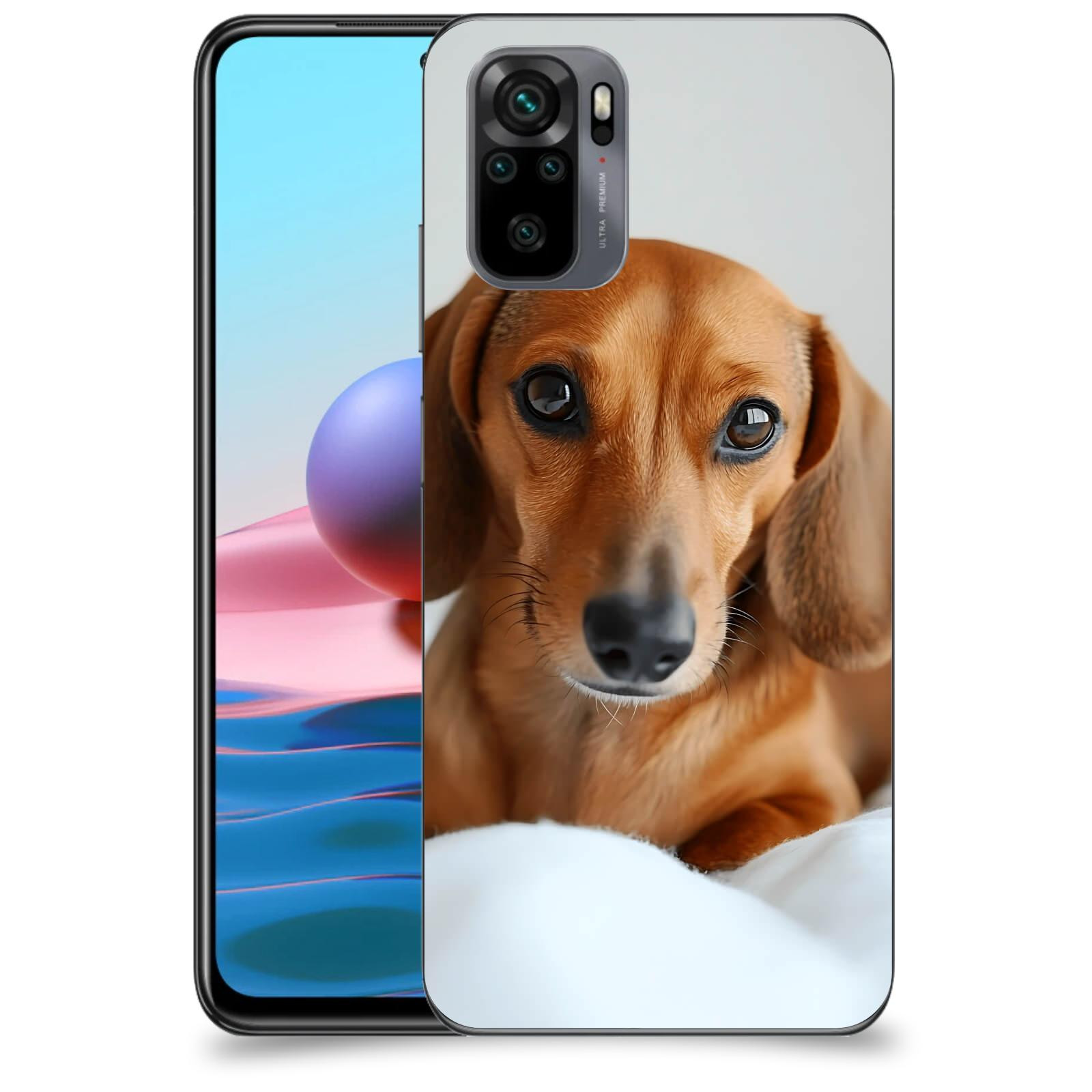 ACOVER Kryt na mobil Xiaomi Redmi Note 10 - Dachshund II
