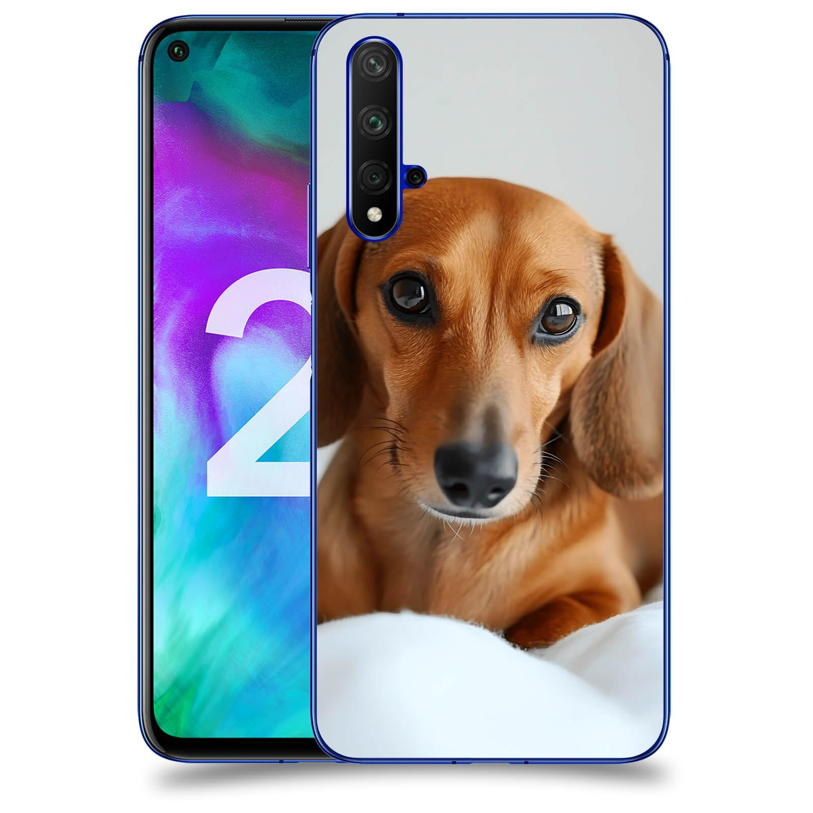 ACOVER Kryt na mobil Honor 20 - Dachshund II